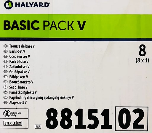 HALYARD BASIC PACK V : 88151 CS     $166.88 Stocked