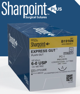 SURGICAL SPECIALTIES SHARPOINT PLUS EXPRESS GUT SUTURE : B1916N BX          $128.51 Stocked