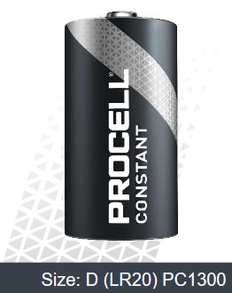 DURACELL PROCELL D Alkaline Battery: PC1300CS                                                                                                                                                                                                                  