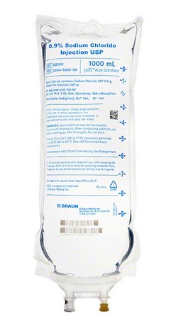 B BRAUN SODIUM CHLORIDE INJECTIONS USP : Q8000 CS                     $46.79 Stocked