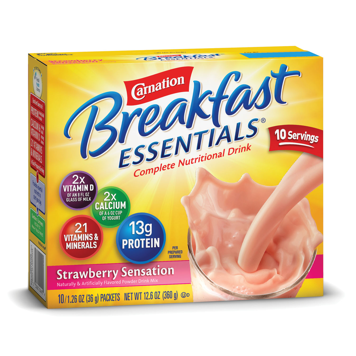 NESTLE CARNATION INSTANT BREAKFAST POWDER : 5000048650 CS         $41.35 Stocked