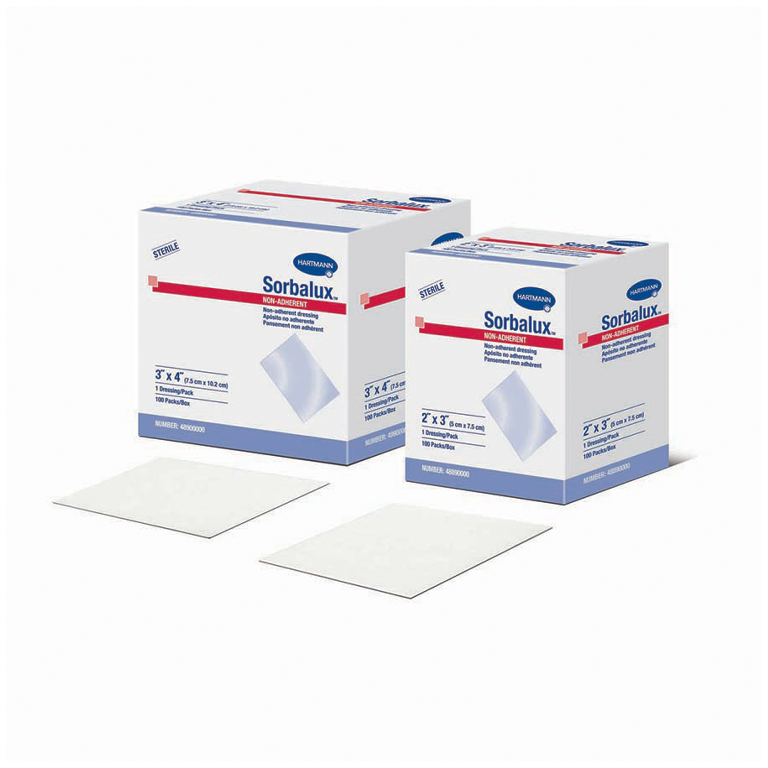 HARTMANN USA SORBALUX NON-ADHERENT DRESSINGS : 48900000 CS      $167.55 Stocked