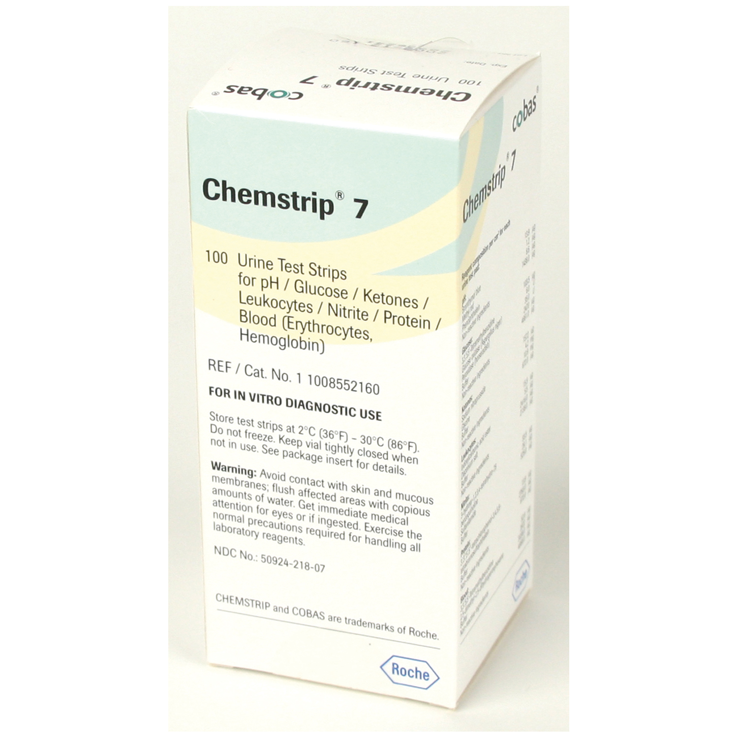 ROCHE CHEMSTRIP URINALYSIS PRODUCTS : 11008552160 EA     $52.06 Stocked