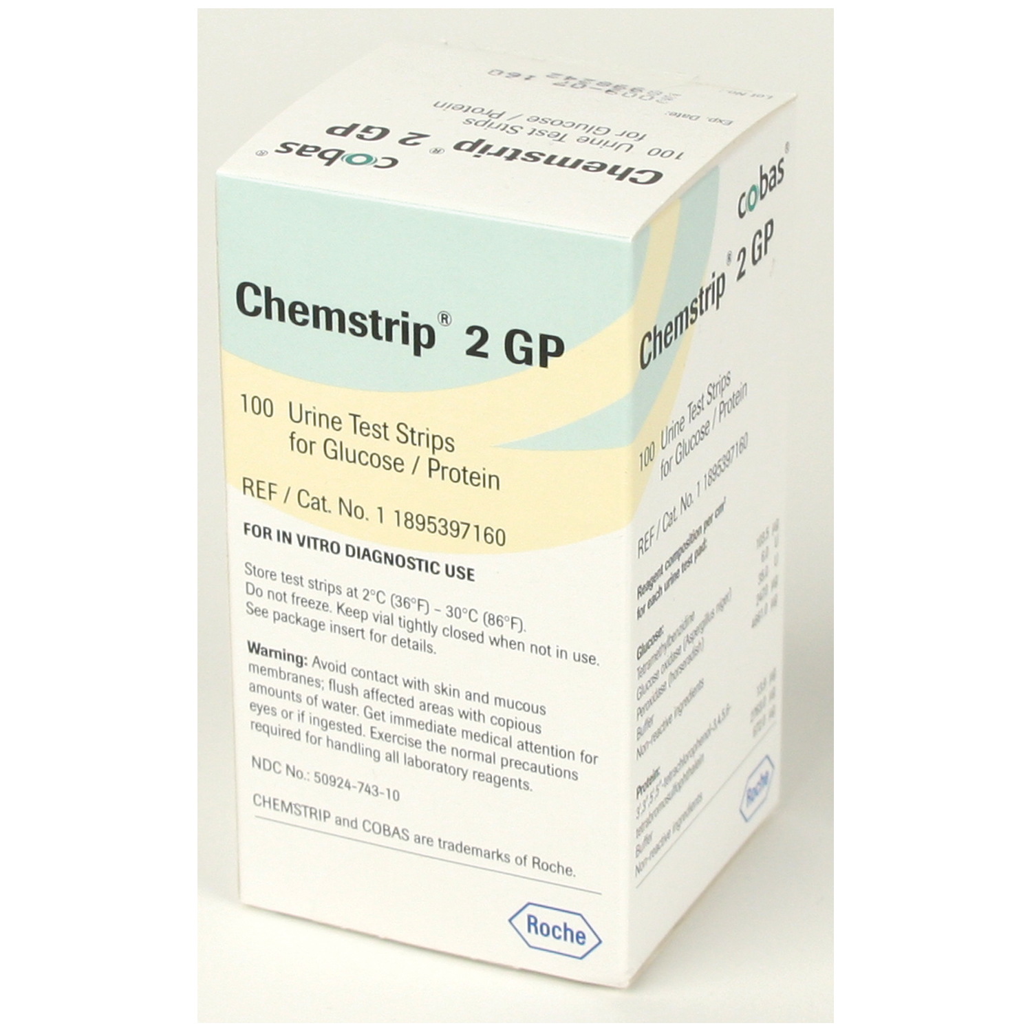 ROCHE CHEMSTRIP URINALYSIS PRODUCTS : 11895397160 EA         $26.80 Stocked