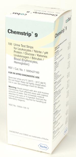 ROCHE CHEMSTRIP URINALYSIS PRODUCTS : 11895427160 EA $53.47 Stocked