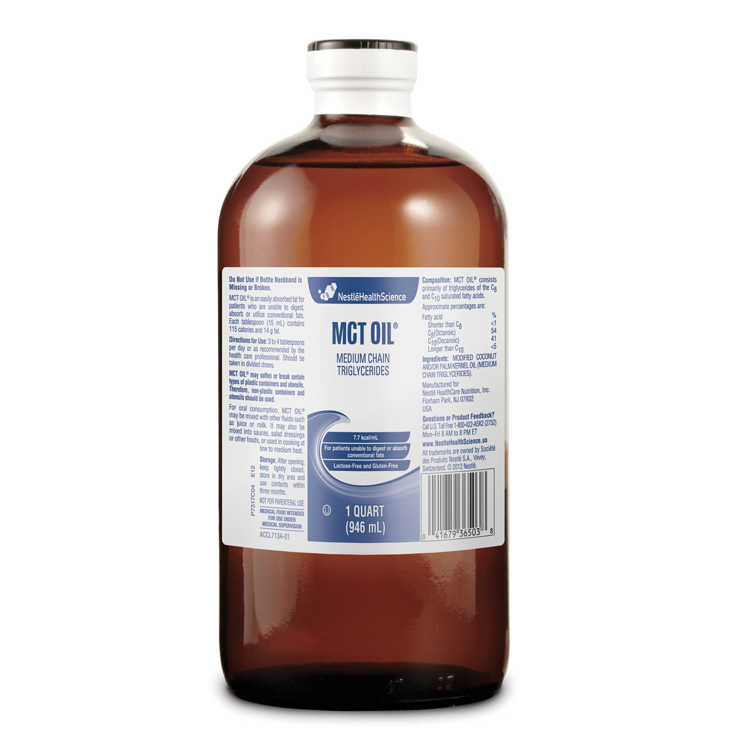 NESTLE MCT OIL (MEDIUM CHAIN TRIGLYCERIDES) : 03651300 CS   $518.90 Stocked