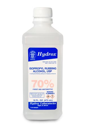 HYDROX LABORATORIES ISOPROPYL ALCOHOL : D0022 CS $25.00 Stocked