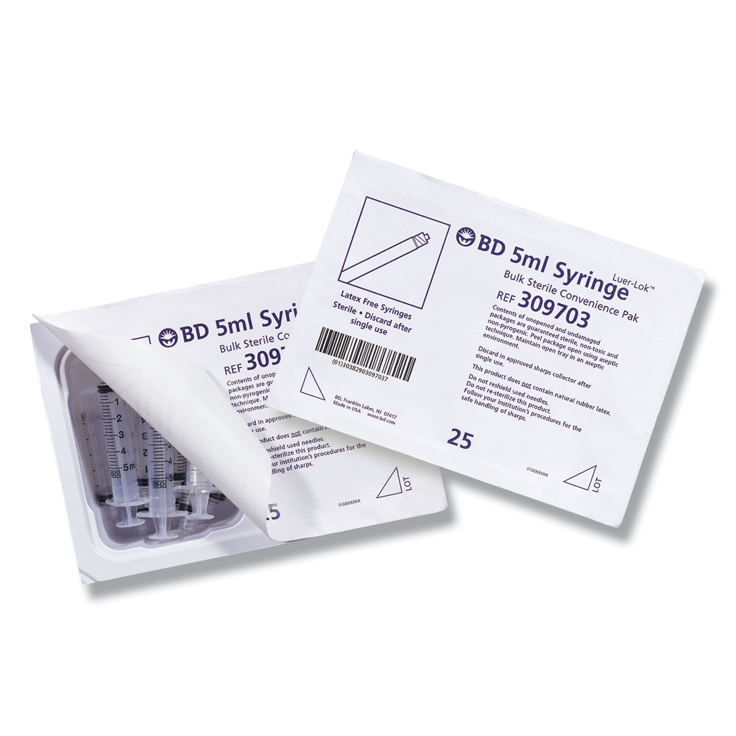 BD 10 ML SYRINGES & NEEDLES : 309605 CS                  $62.62 Stocked