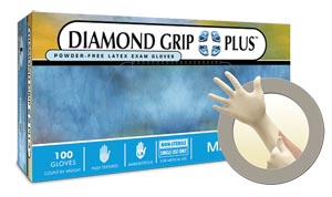 ANSELL MICROFLEX DIAMOND GRIP PLUS POWDER-FREE LATEX EXAM GLOVES : DGP-350-L CS                       $90.69 Stocked