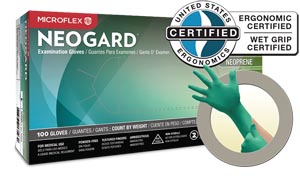 ANSELL MICROFLEX NEOGARD POWDER-FREE MEDICAL-GRADE CHLOROPRENE EXAM GLOVES : C520 BX $16.90 Stocked