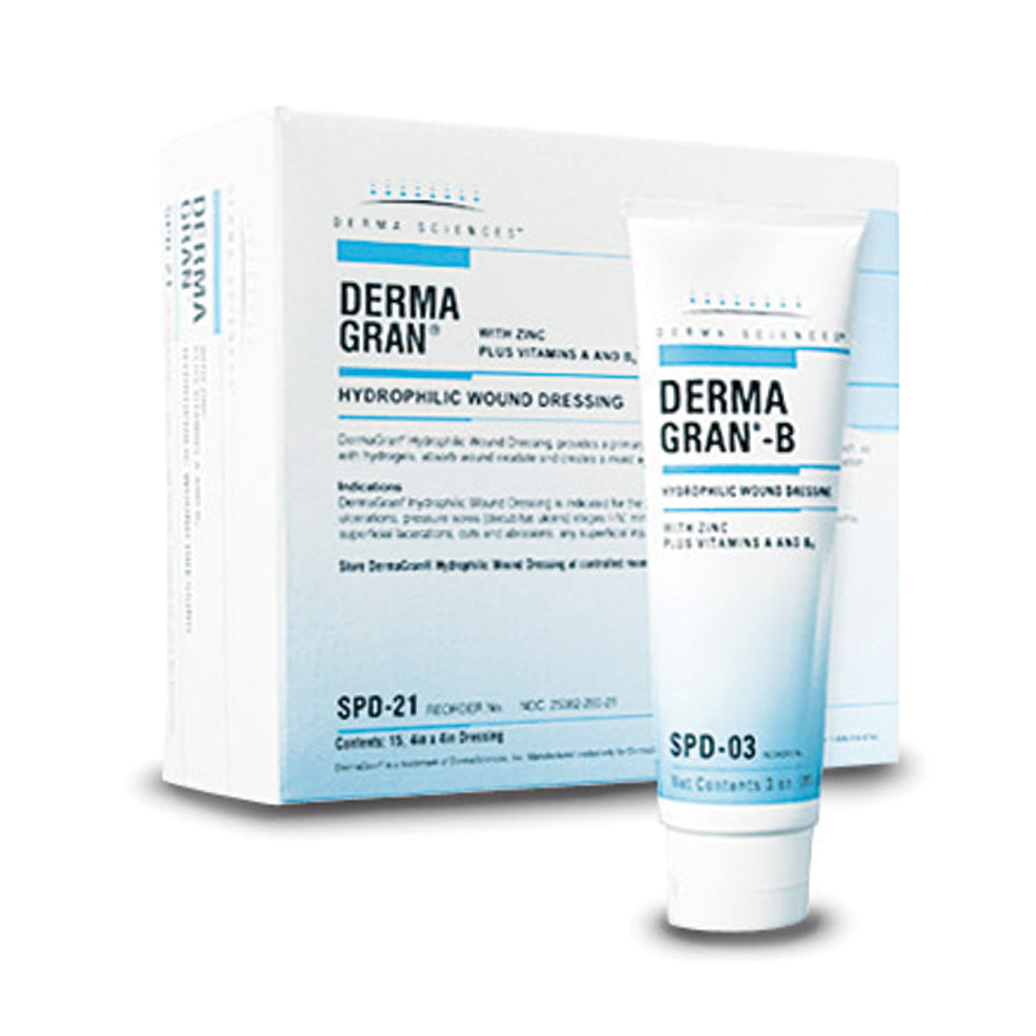 GENTELL DERMAGRAN-B HYDROPHILIC WOUND DRESSING : SPD21 BX   $51.82 Stocked