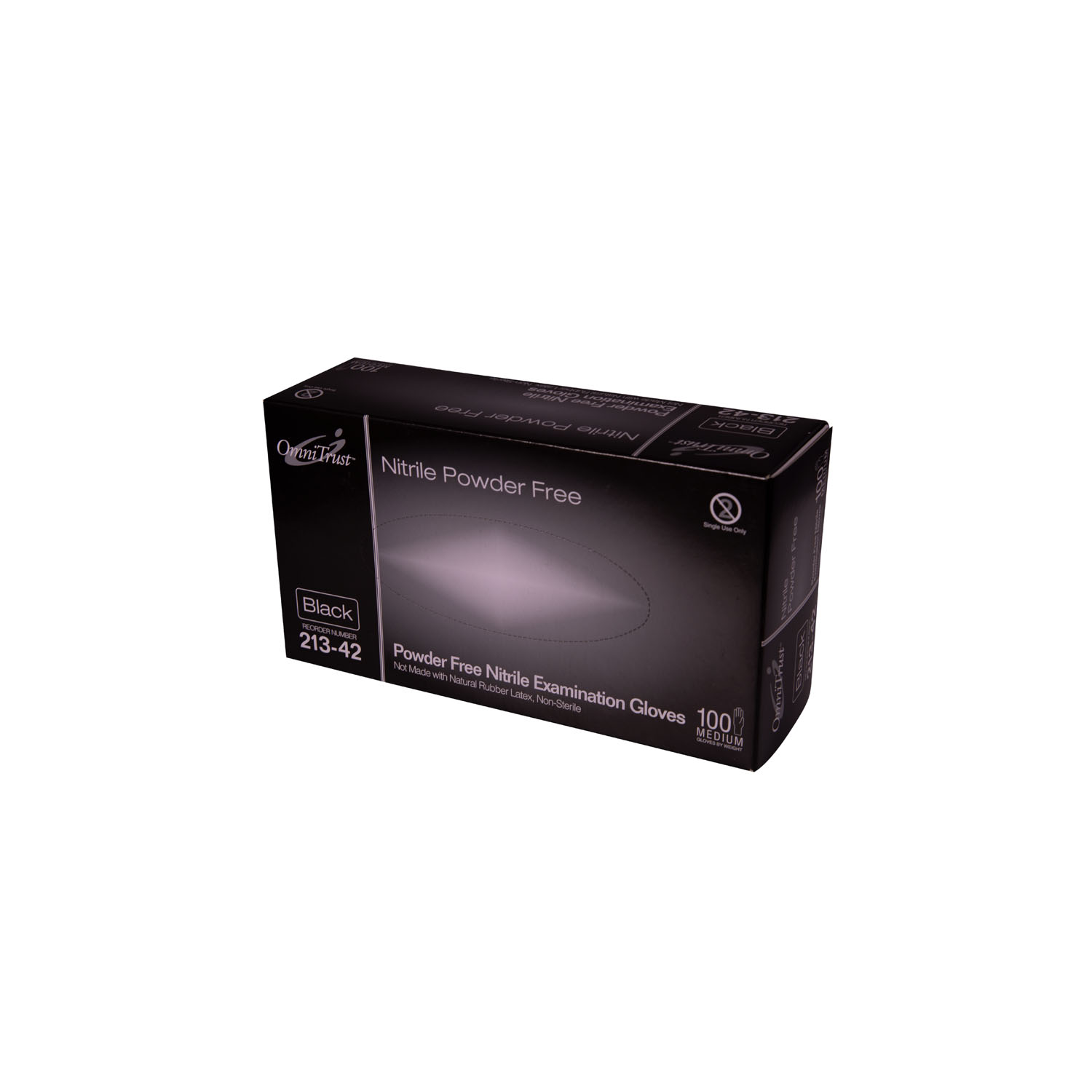 OMNI INTERNATIONAL OMNITRUST NITRILE POWDER FREE EXAMINATION GLOVE : 213-42 CS $49.43 Stocked