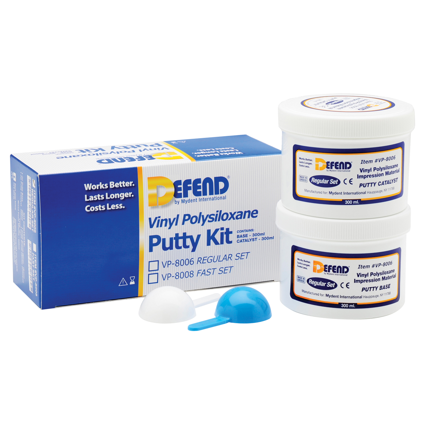 MYDENT DEFEND SUPER HYDROPHILIC VPS IMPRESSION MATERIAL : VP-8008 KT     $69.13 Stocked