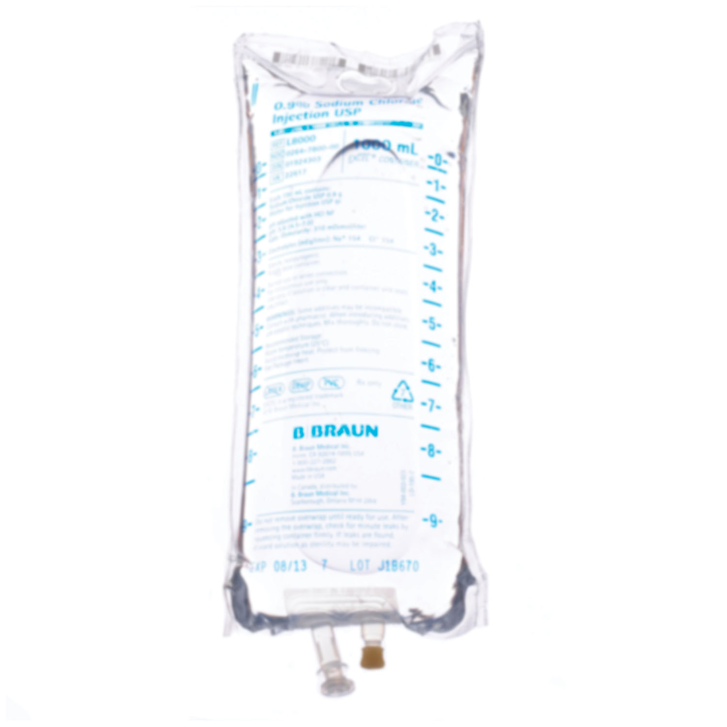 B BRAUN SODIUM CHLORIDE INJECTIONS USP : L8020 CS         $66.73 Stocked