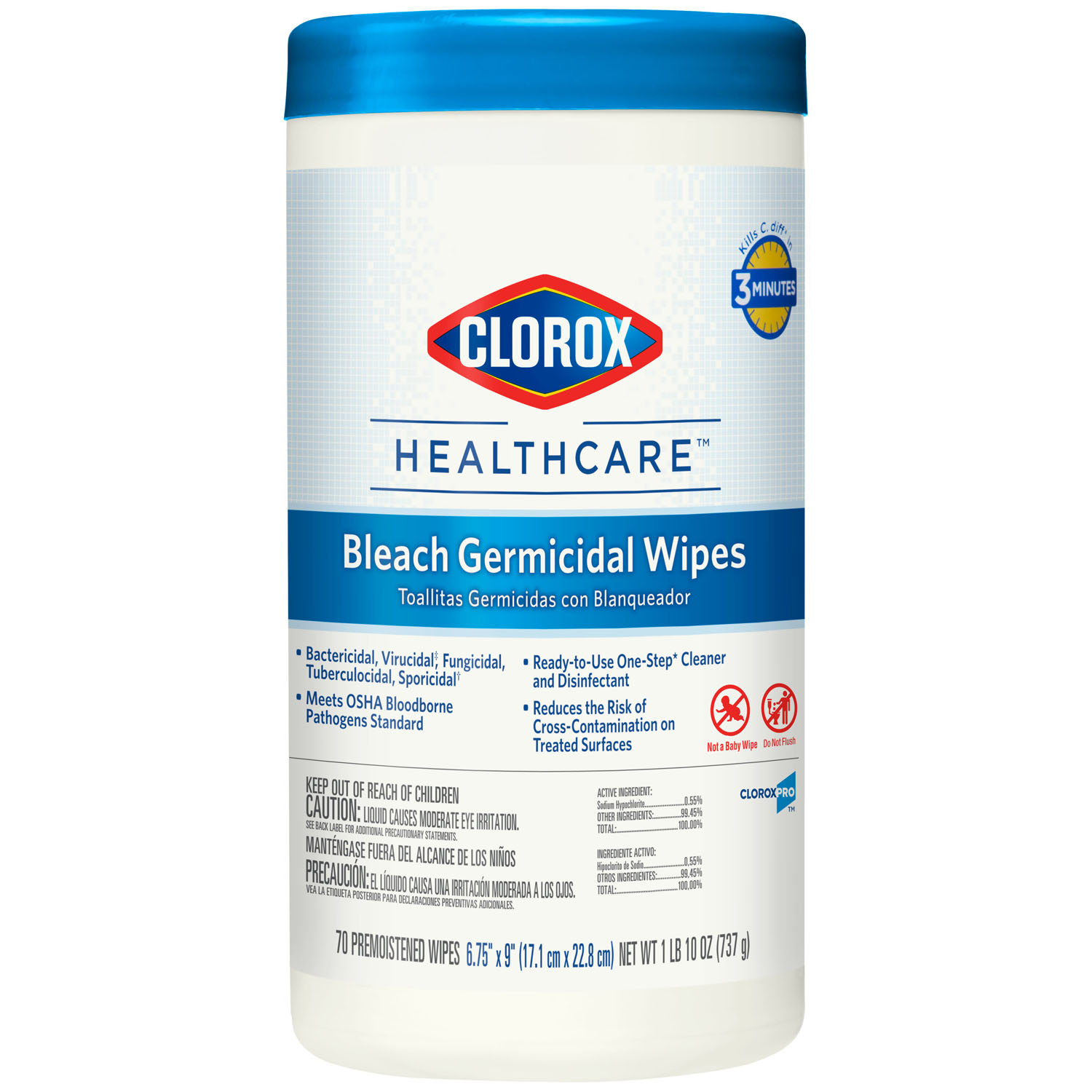 CLOROX HEALTHCARE BLEACH GERMICIDAL CLEANERS : 35309 CS     $73.41 Stocked