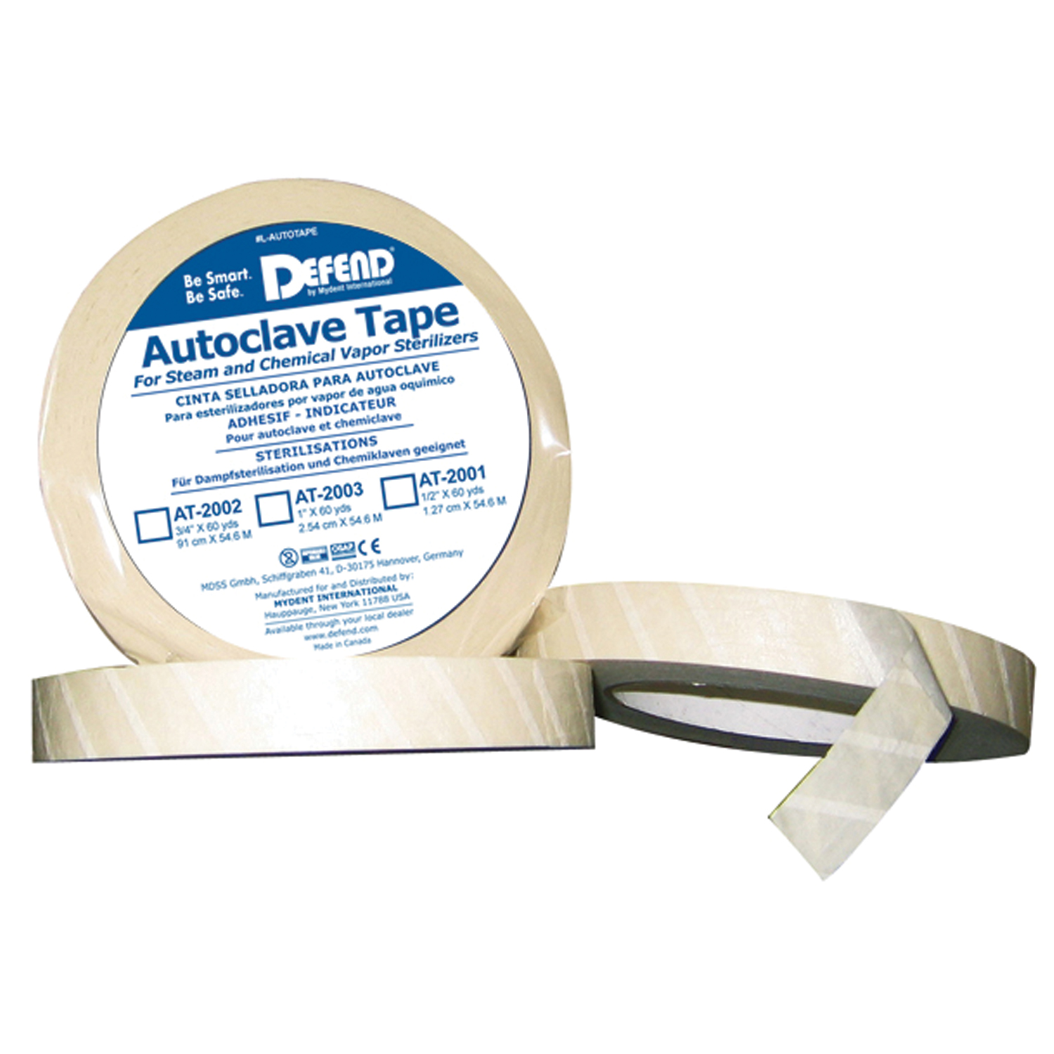 MYDENT DEFEND AUTOCLAVE INDICATOR TAPE : AT-2003 RL     $10.40 Stocked