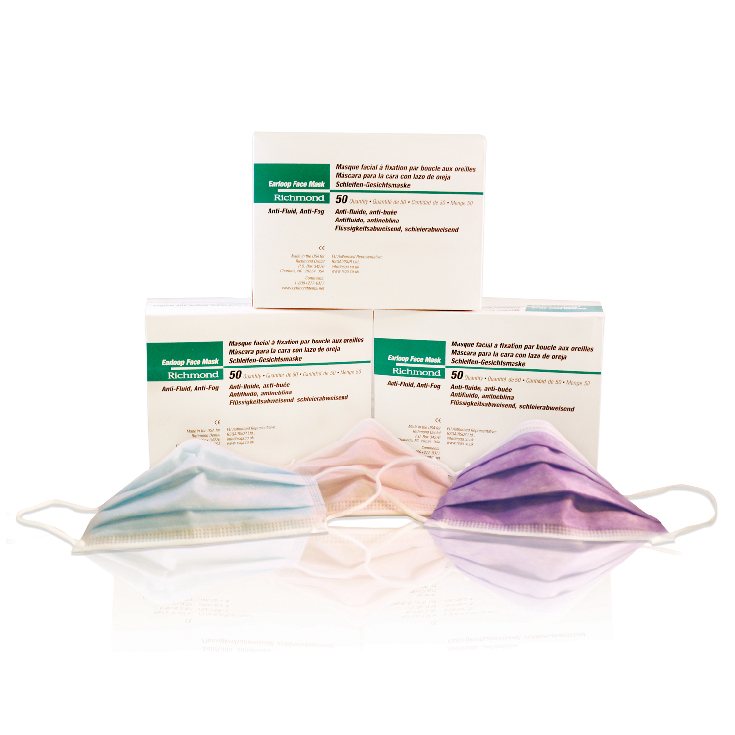 RICHMOND EARLOOP FACE MASKS : 400504 CS      $62.32 Stocked