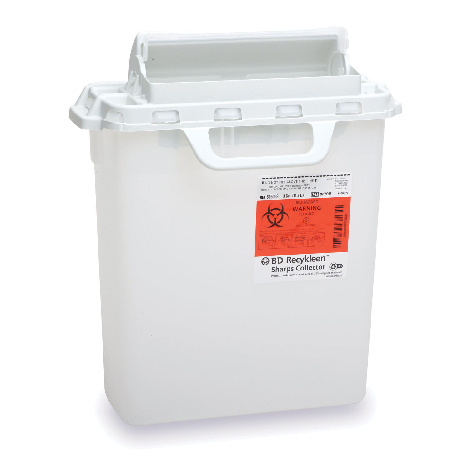 BD RECYKLEEN SHARPS COLLECTORS : 305053 CS     $124.22 Stocked