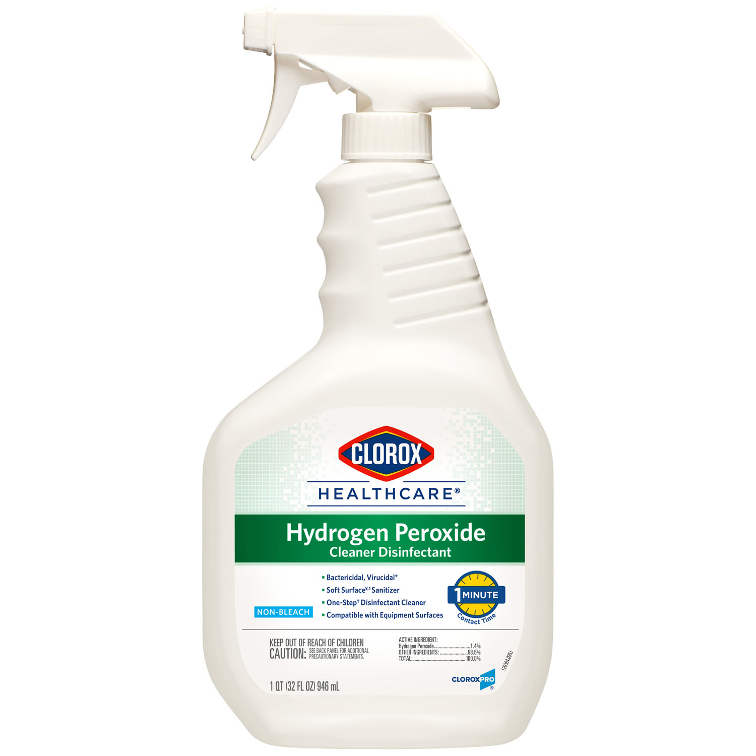 CLOROX HEALTHCARE HYDROGEN PEROXIDE CLEANER : 30828 CS      $65.97 Stocked