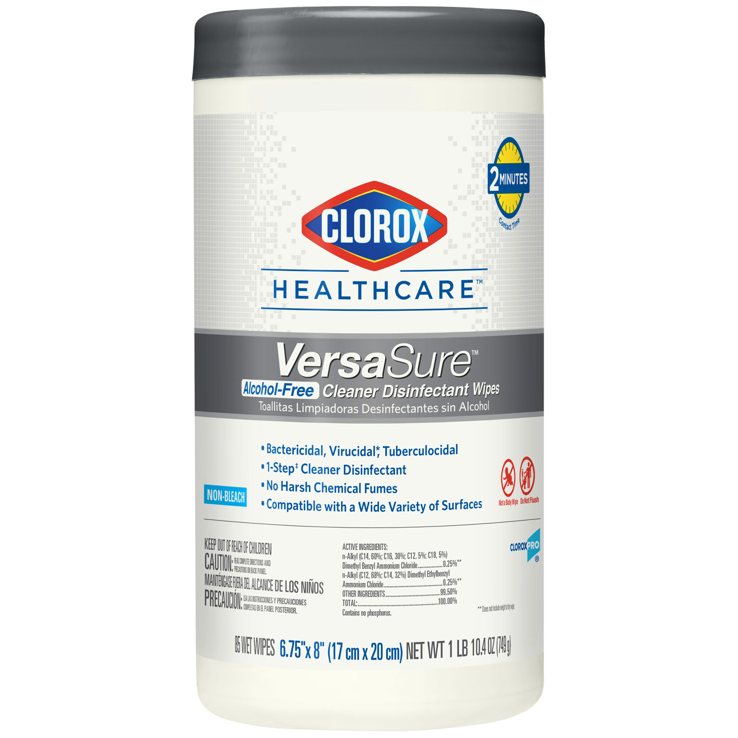 CLOROX VERSASURE CLEANER DISINFECTANT WIPES : 31757 CS             $41.89 Stocked