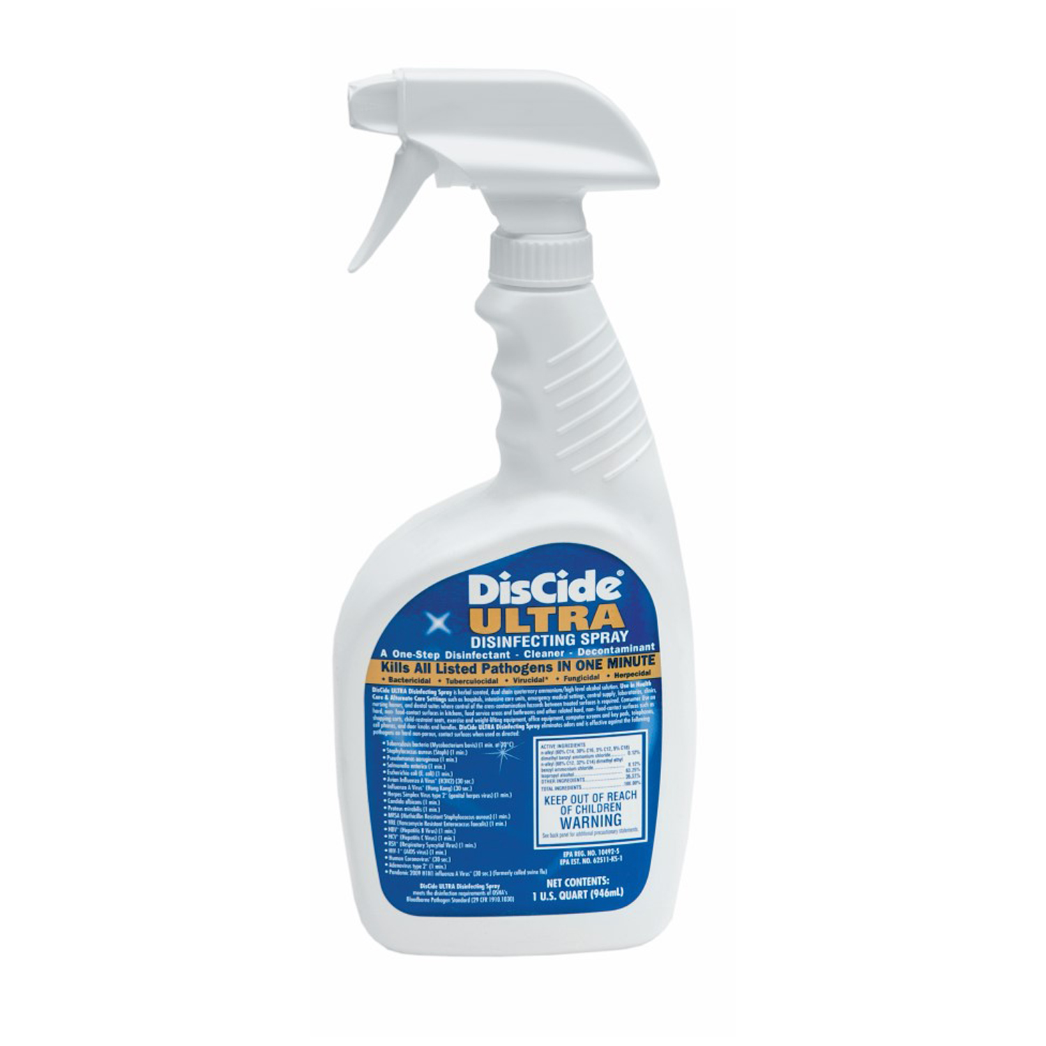 PALMERO DISCIDE ULTRA SURFACE DISINFECTANT : 3565Q CS          $153.04 Stocked