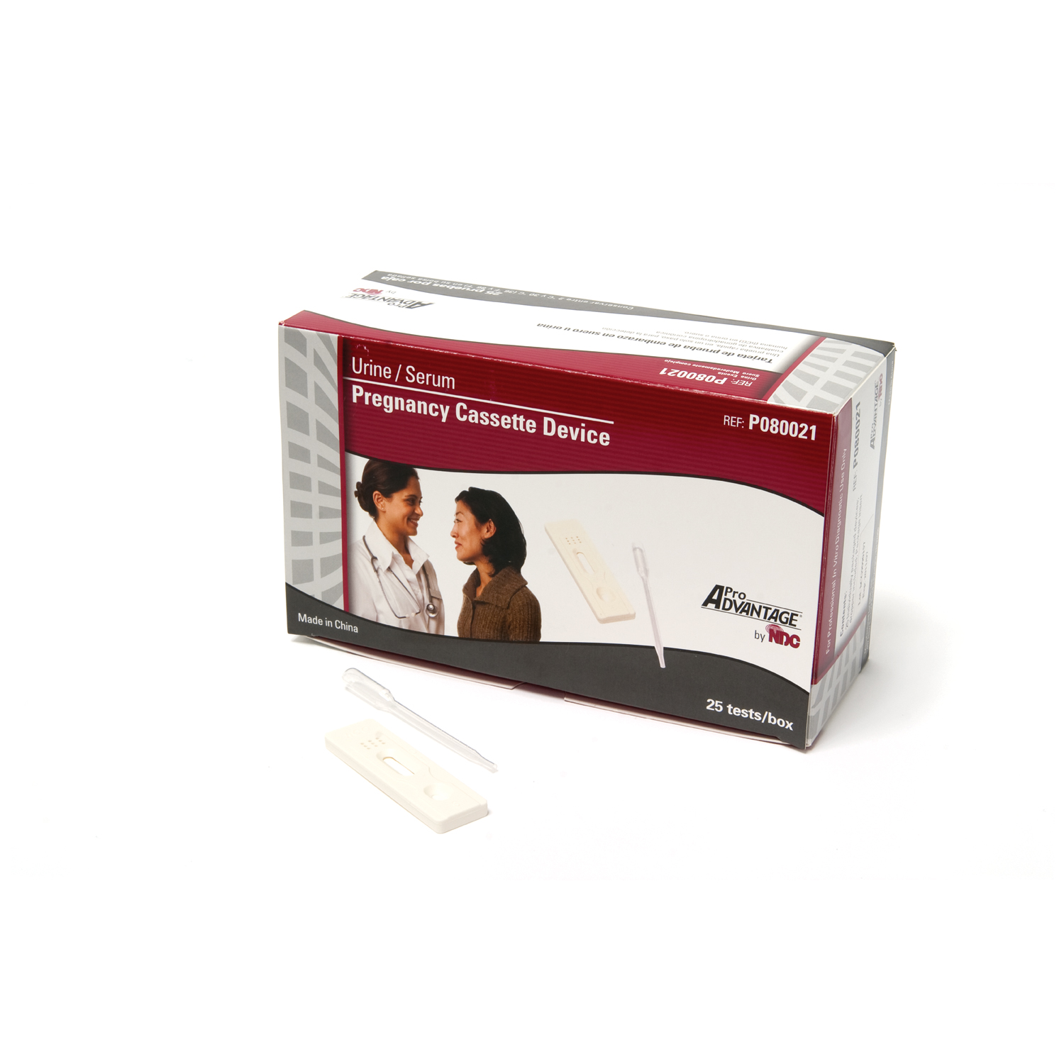 PRO ADVANTAGE URINE/SERUM HCG PREGNANCY CASSETTE DEVICE : P080021 BX                  $26.01 Stocked