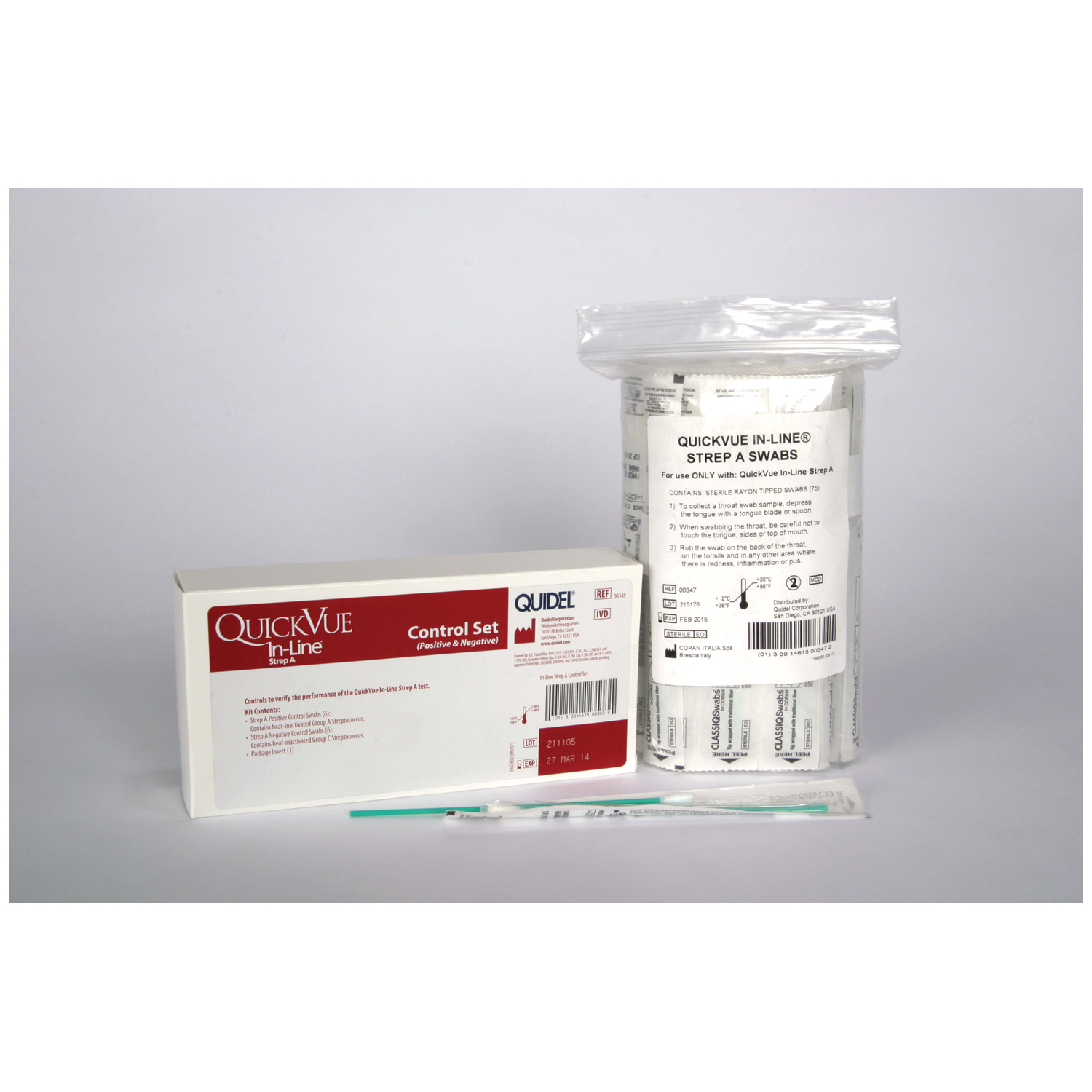 QUIDEL QUICKVUE IN-LINE STREP A KIT : 0347 PK $20.50 Stocked