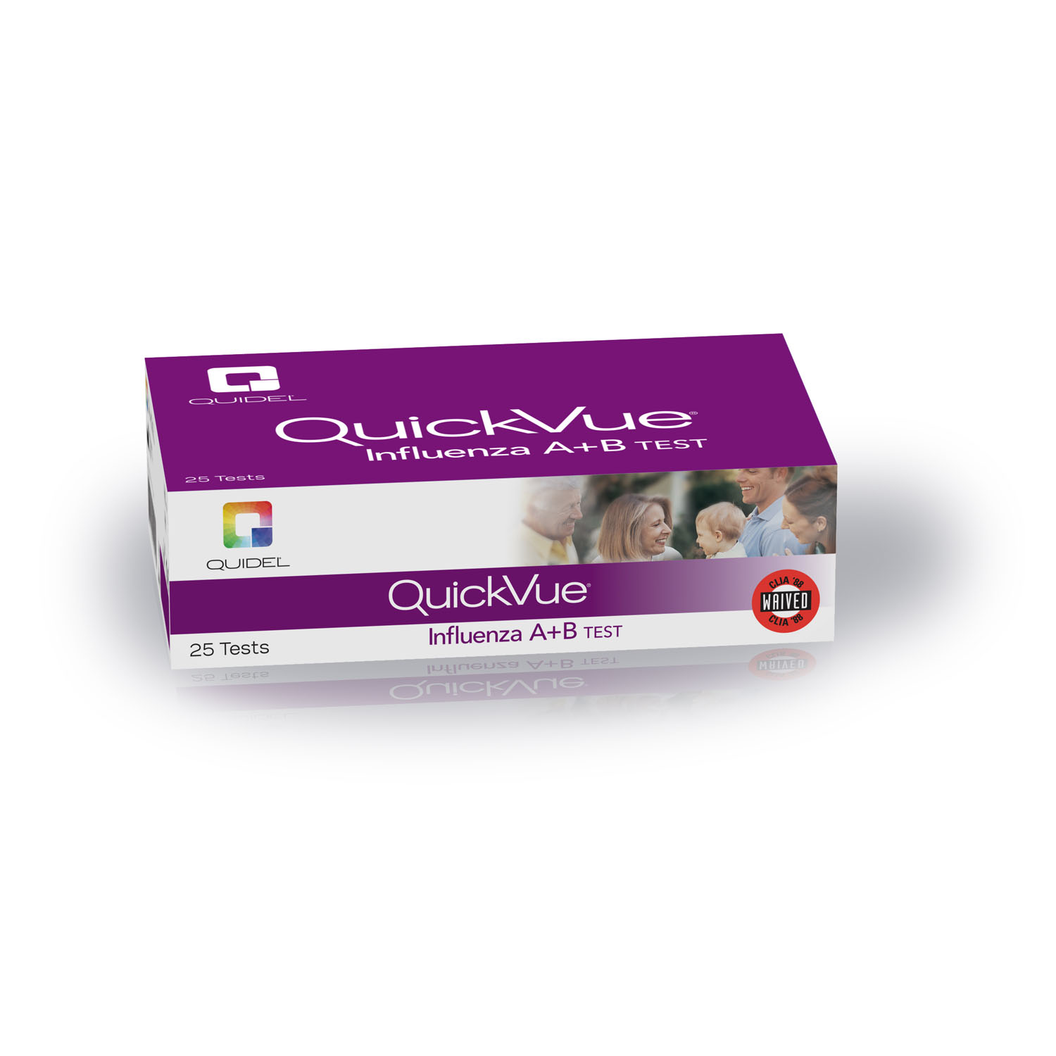 QUIDEL QUICKVUE INFLUENZA A+B TESTS : 20183 KT     $384.57 Stocked