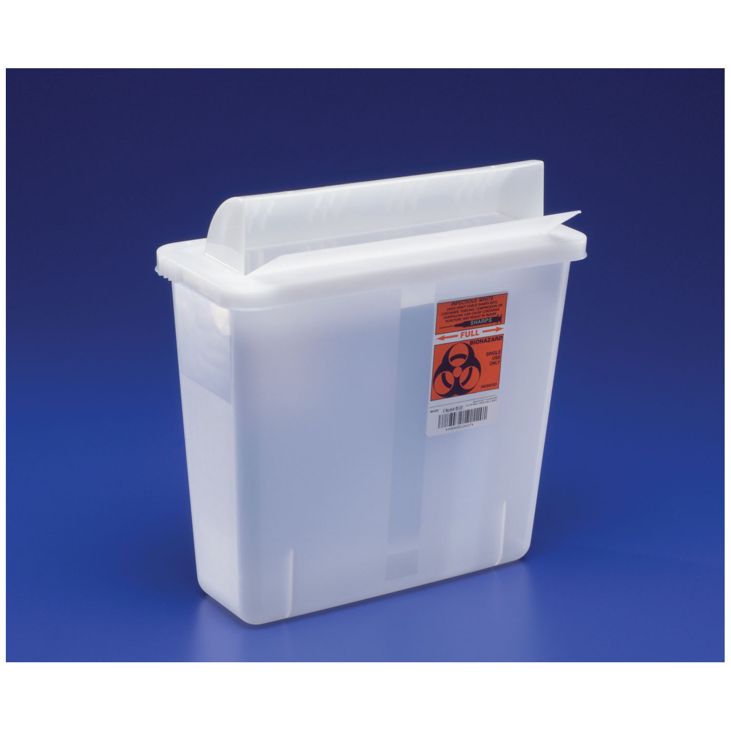 CARDINAL HEALTH IN-ROOM CONTAINERS WITH ALWAYS-OPEN LIDS : 851201 EA     $6.65 Stocked