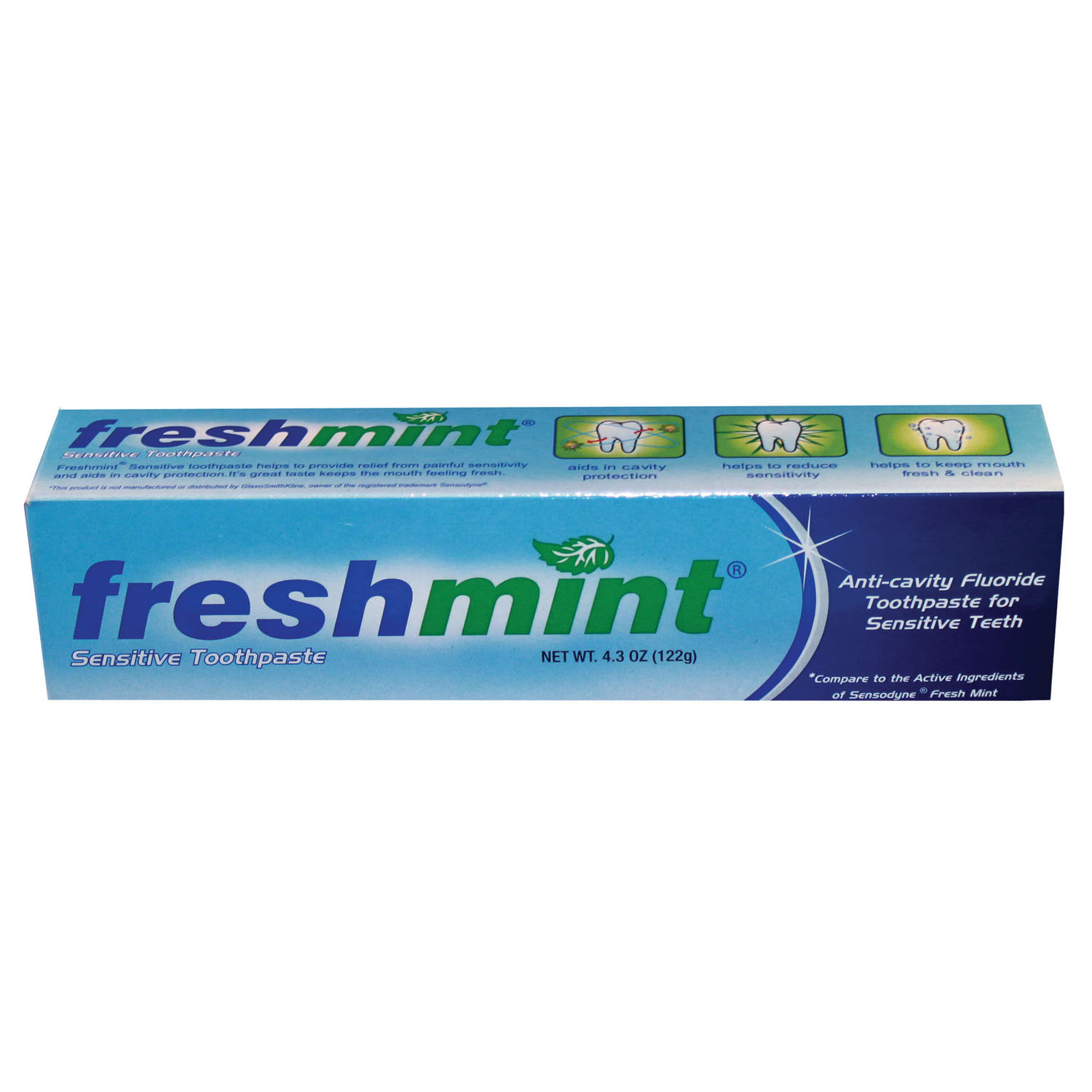 NEW WORLD IMPORTS FRESHMINT SENSITIVE TOOTHPASTE : TPS43 EA      $1.30 Stocked