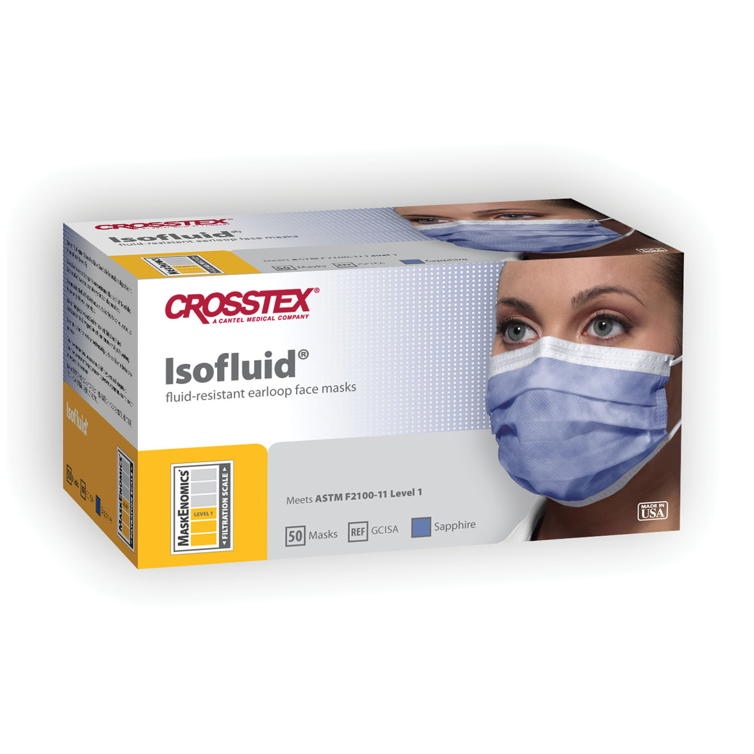 CROSSTEX ISOFLUID EARLOOP MASK : GCISA BX   $9.76 Stocked