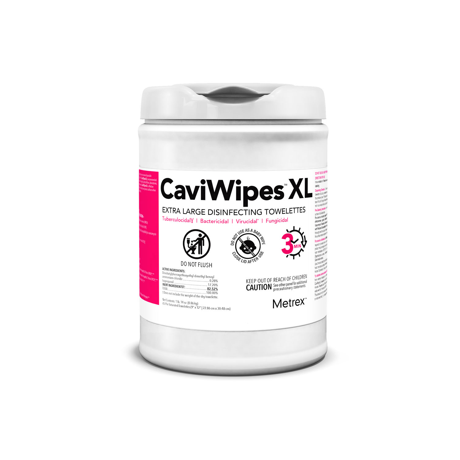 METREX CAVIWIPES DISINFECTING TOWELETTES : 13-1150 CN             $16.26 Stocked