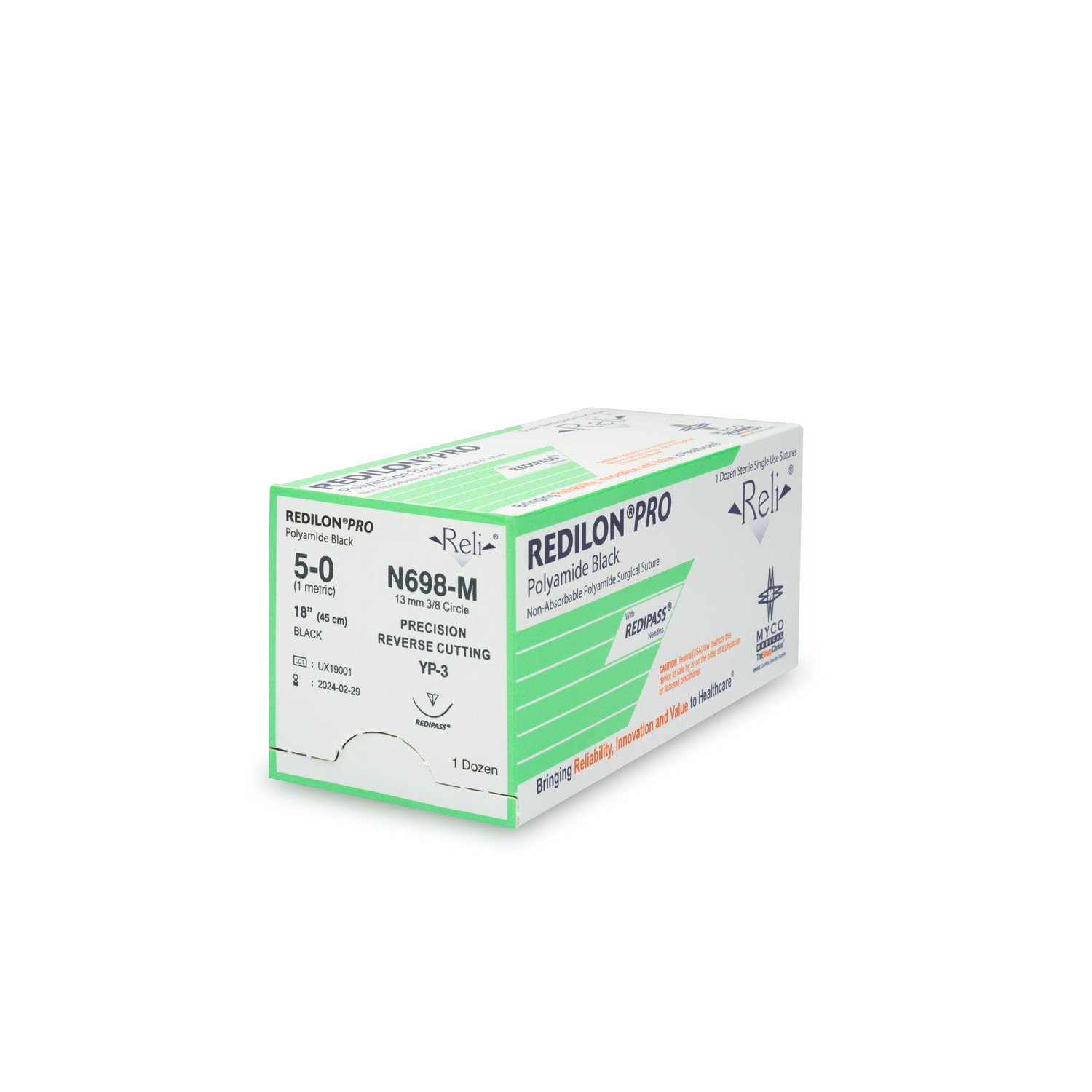 MYCO RELI PRO SUTURE : N698-M BX                  $39.41 Stocked