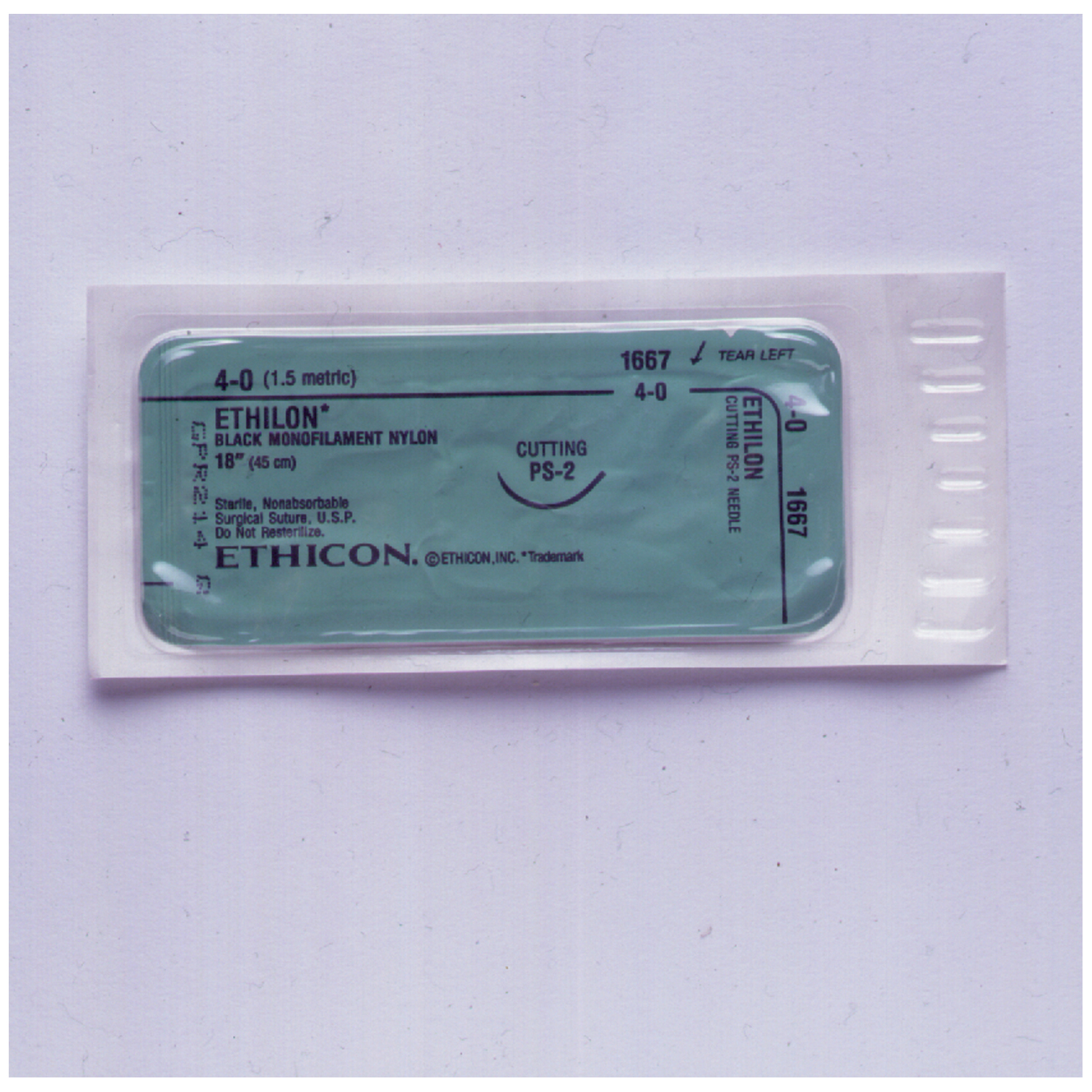 ETHICON ETHILON NYLON SUTURES : 1667G BX     $261.03 Stocked