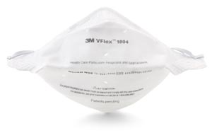 3M PSD N95 PARTICULATE RESPIRATOR & SURGICAL MASK : 1804S CS                                                                                                                                                                                                   