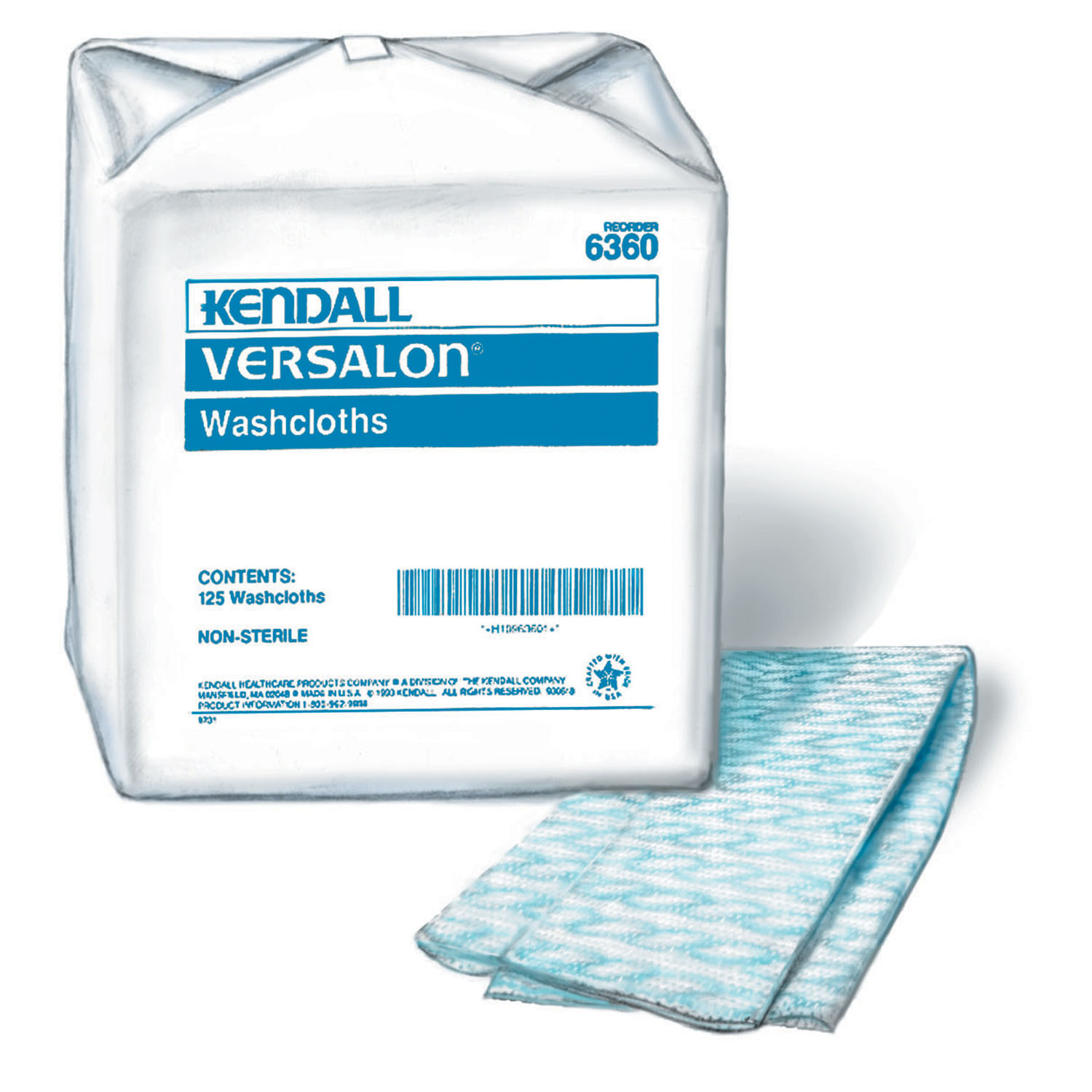 CARDINAL HEALTH VERSALON WASHCLOTHS : 6361 CS                      $42.61 Stocked