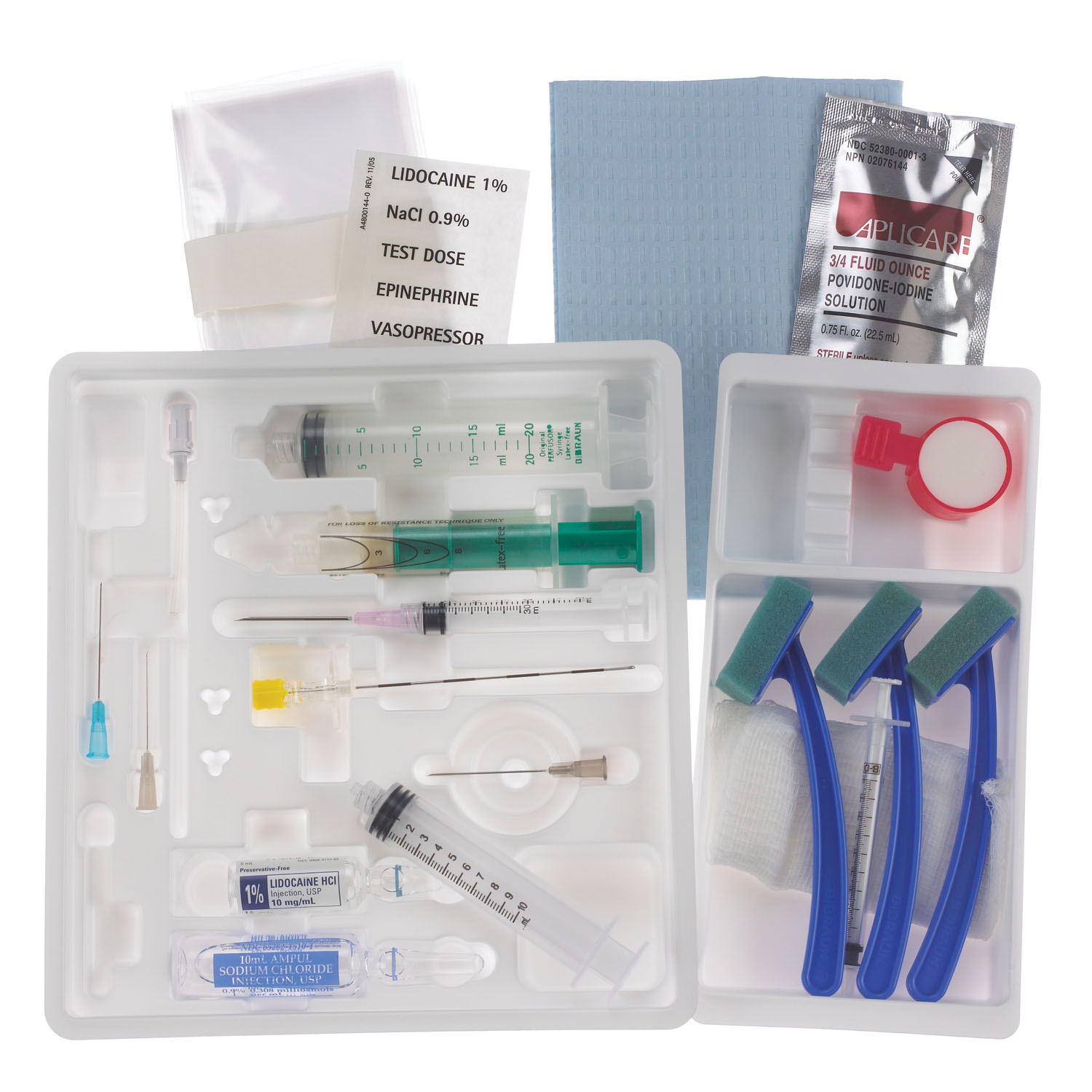 B BRAUN PERIFIX SINGLE DOSE EPIDURAL TRAYS : 332258 EA     $34.79 Stocked