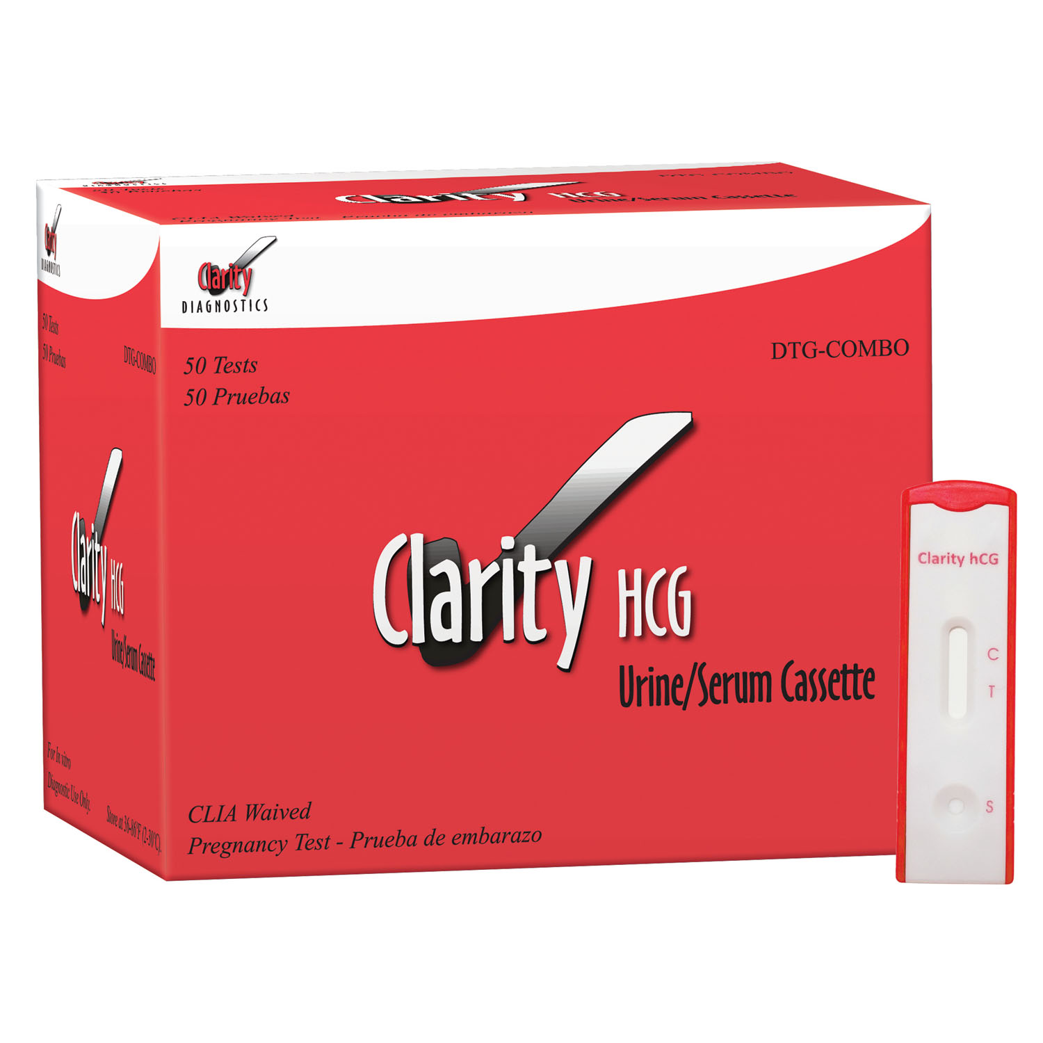 CLARITY DIAGNOSTICS PREGNANCY : DTG-COMBO BX    $47.78 Stocked