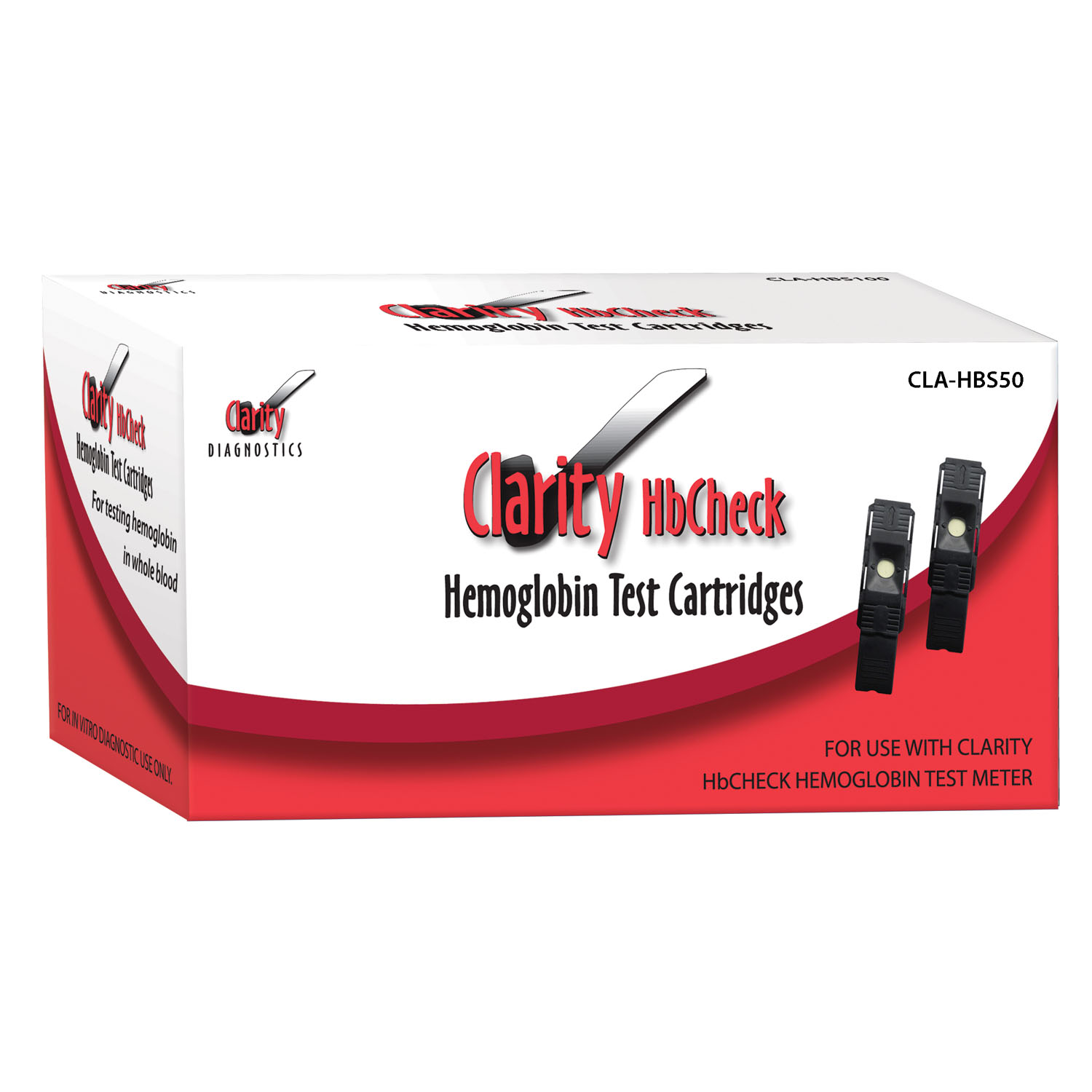 CLARITY DIAGNOSTICS HEMOGLOBIN : CLA-HBS50 BX $81.98 Stocked