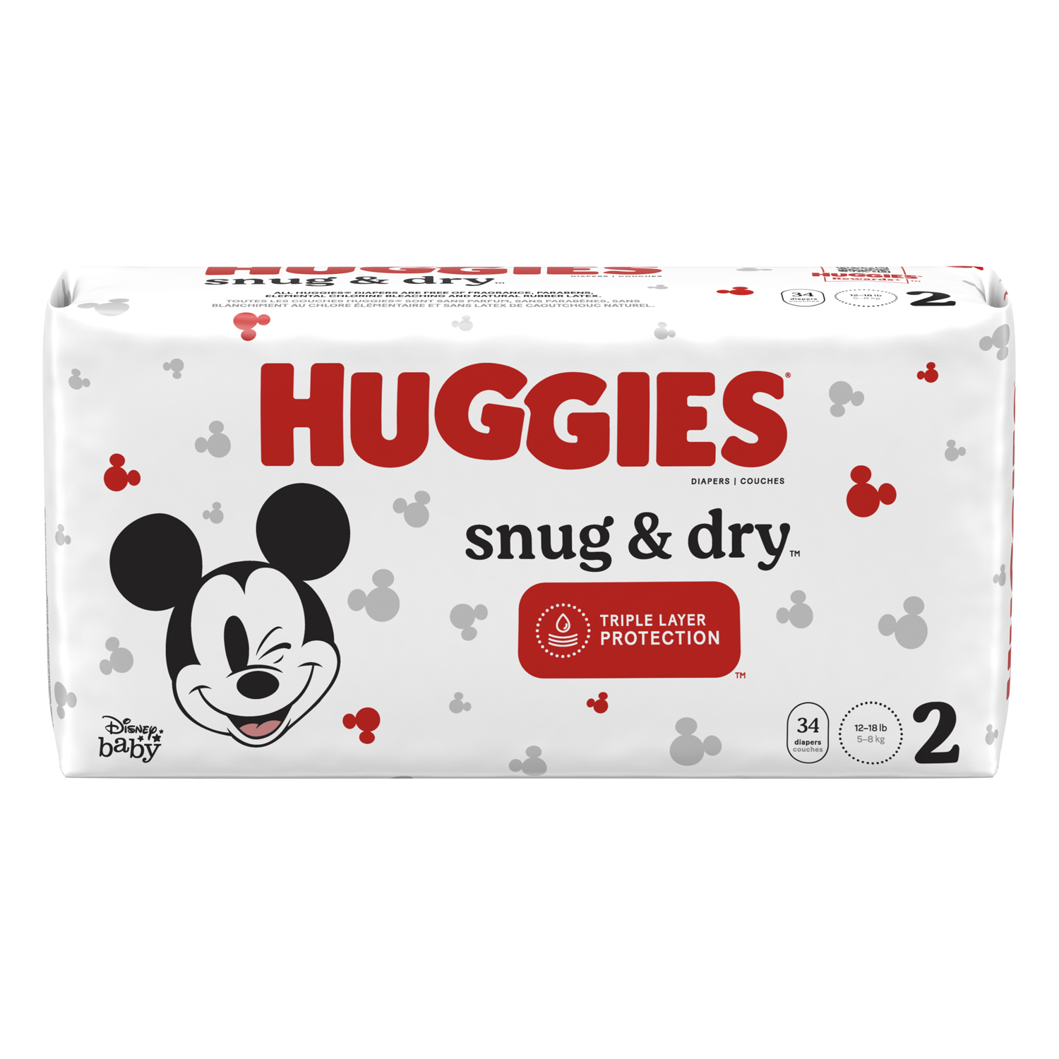 KIMBERLY-CLARK HUGGIES SNUG & DRY DIAPERS : 51469 CS    $47.76 Stocked