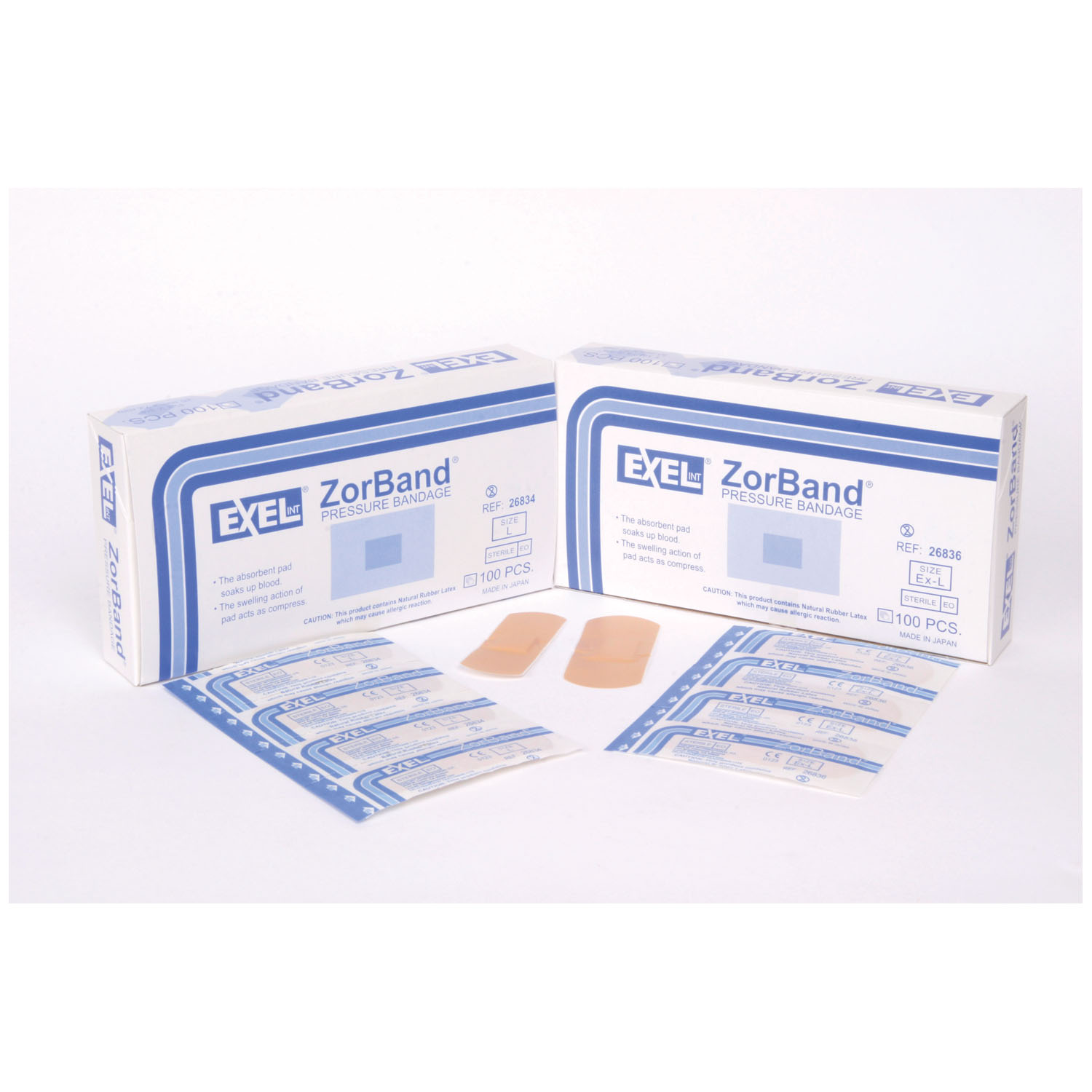 EXEL ZORBAND PRESSURE BANDAGES : 26836 BX                     $36.97 Stocked