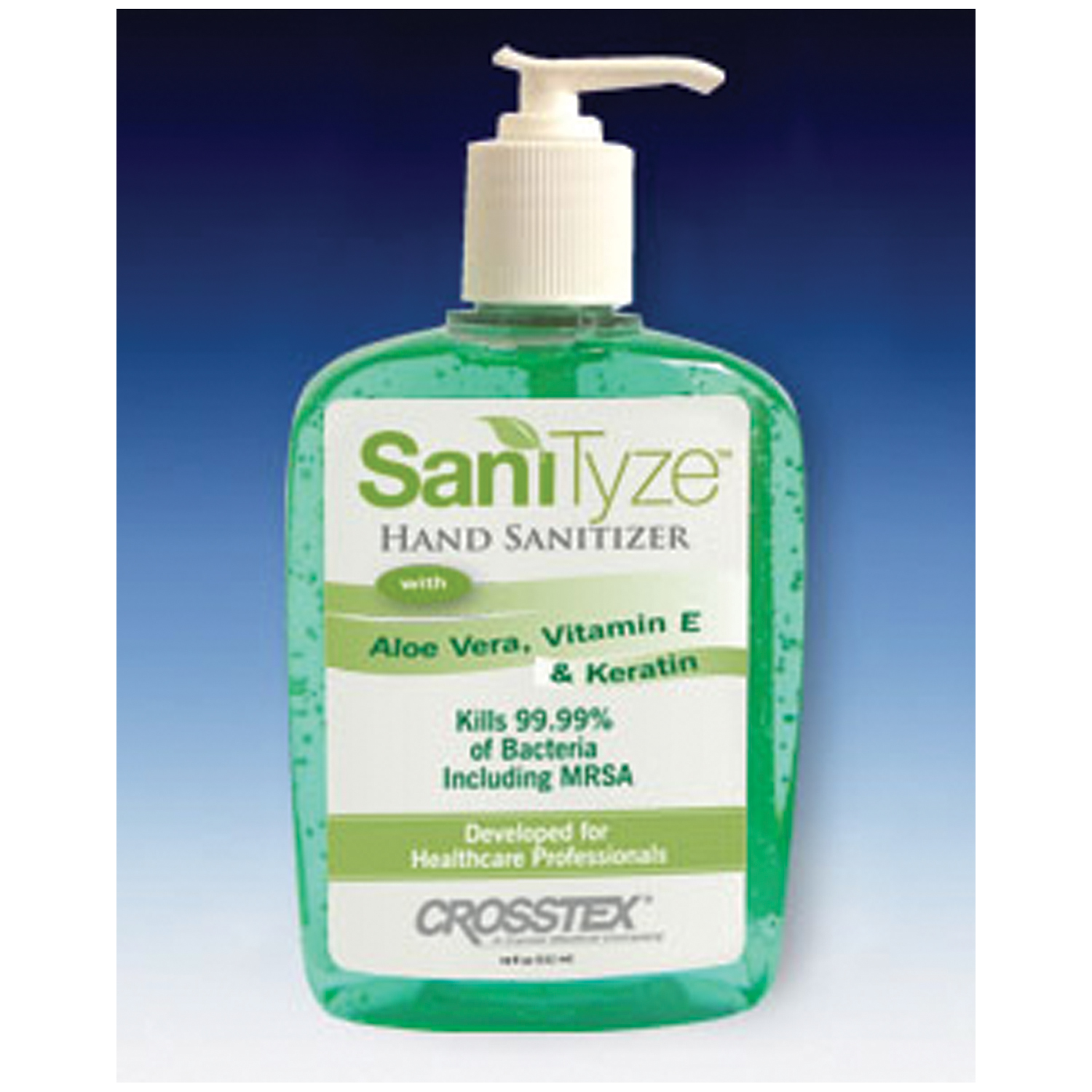 CROSSTEX SANITYZE WATERLESS MOISTURIZING ANTIMICROBIAL GEL : JWGP EA     $14.74 Stocked