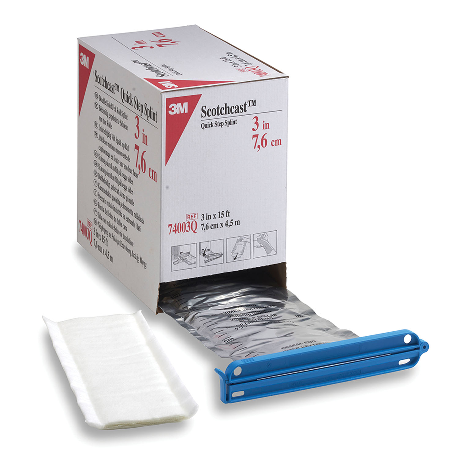 SOLVENTUM SCOTCHCAST QUICK STEP DOUBLE SIDED FELT ROLL SPLINT : 74003Q BX     $154.63 Stocked