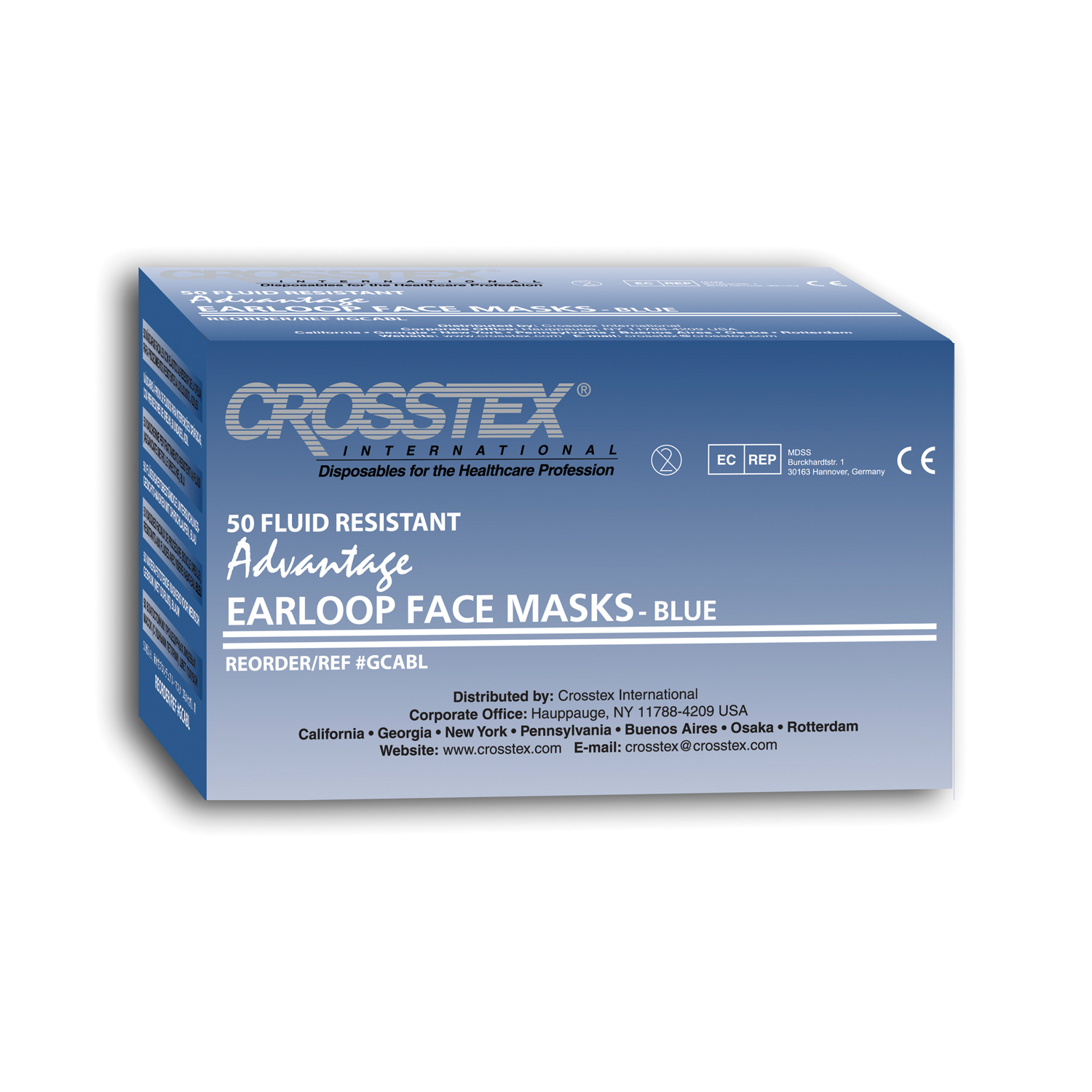 CROSSTEX ADVANTAGE EARLOOP MASK : GCABL BX               $12.24 Stocked