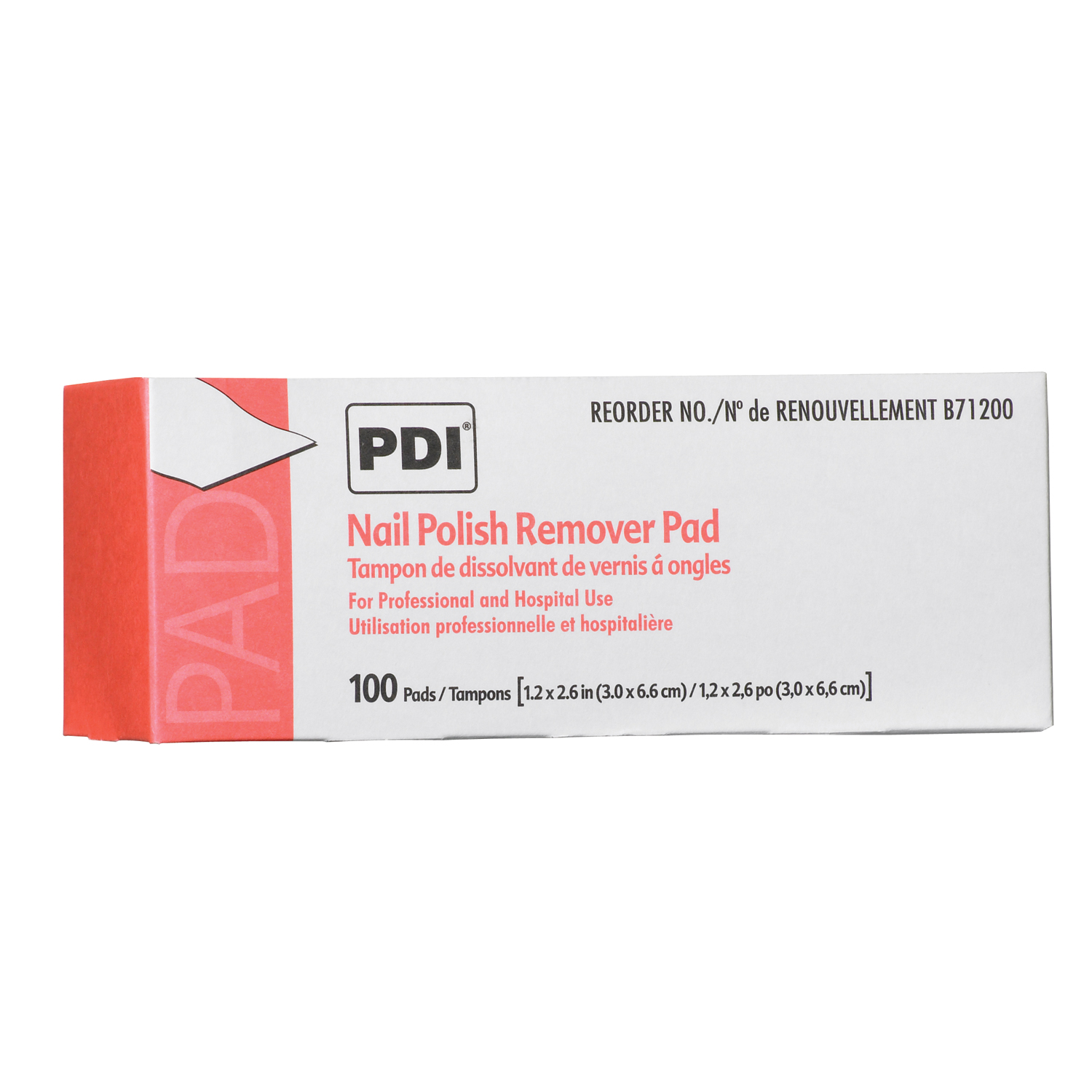 PDI NAIL POLISH REMOVER PAD : B71200 CS        $45.16 Stocked