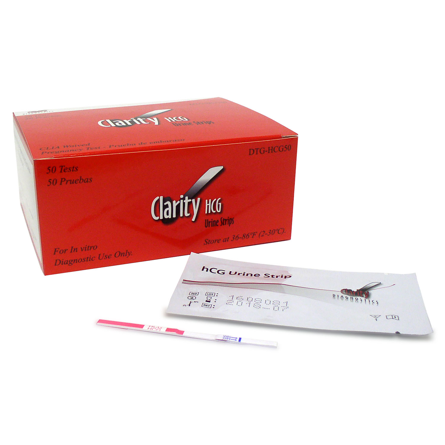 CLARITY DIAGNOSTICS PREGNANCY : DTG-HCG50 BX        $34.38 Stocked