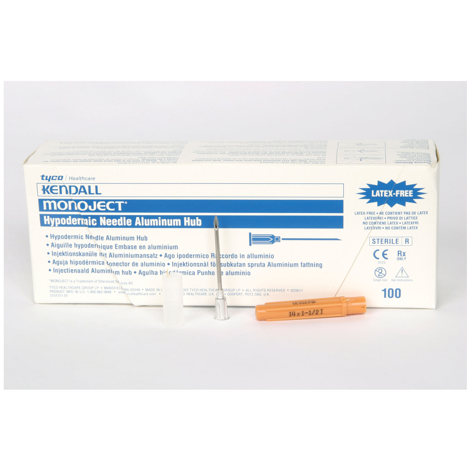 CARDINAL HEALTH MONOJECT HYPODERMIC NEEDLES WITH ALUMINUM HUB : 8881200011 BX                  $30.20 Stocked