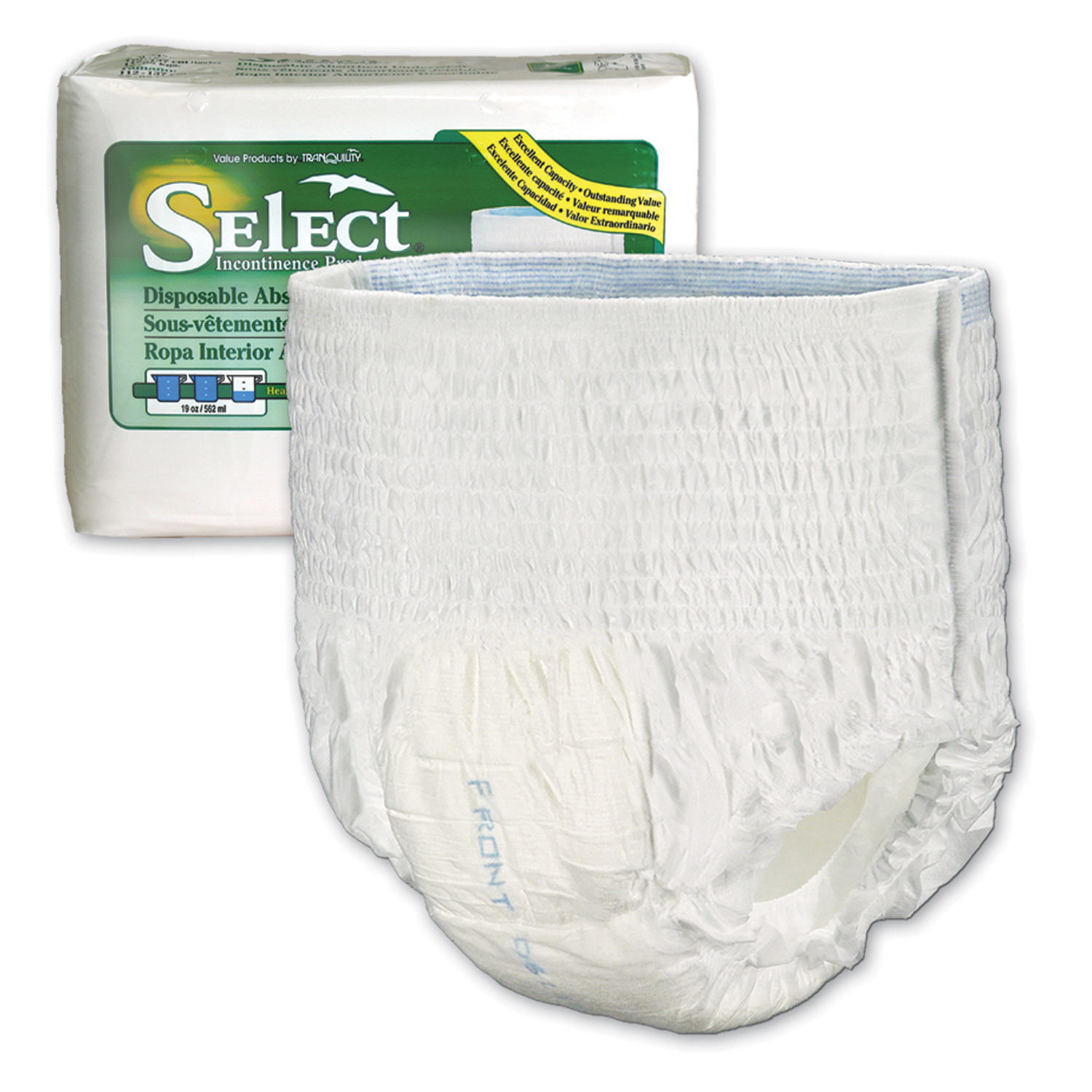 PRINCIPLE BUSINESS SELECT DISPOSABLE ABSORBENT UNDERWEAR : 2605 CS $57.08 Stocked