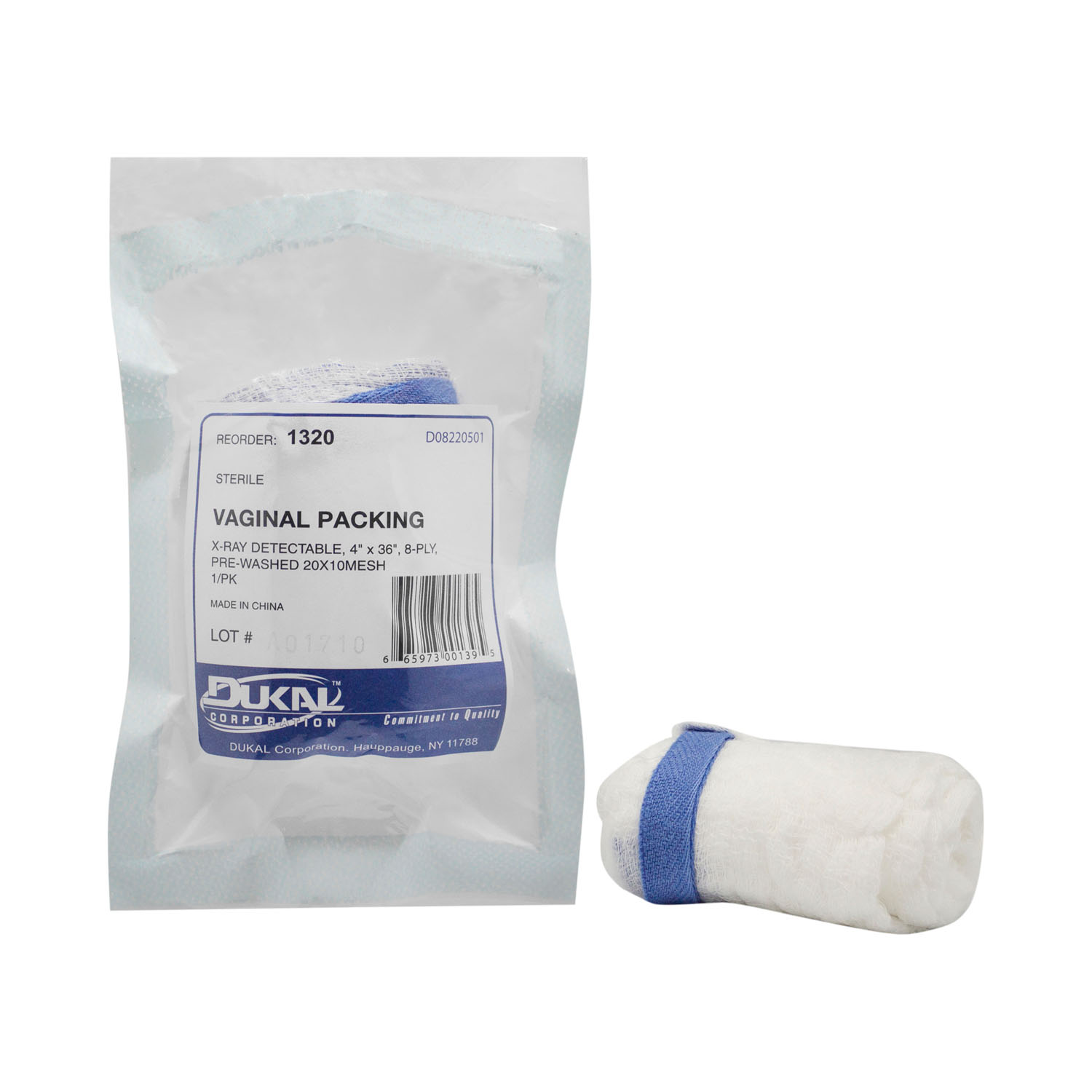 DUKAL SURGICAL GAUZE & PACKING : 1320 CS                                                                                                                                                                                                                    $11