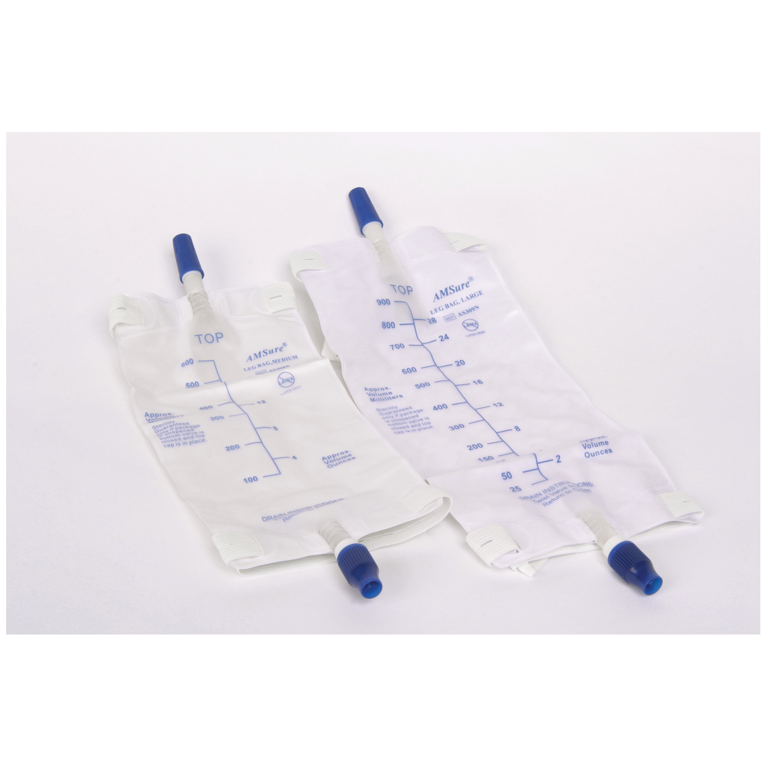 AMSINO AMSURE URINARY LEG BAGS : AS307N EA $1.03 Stocked